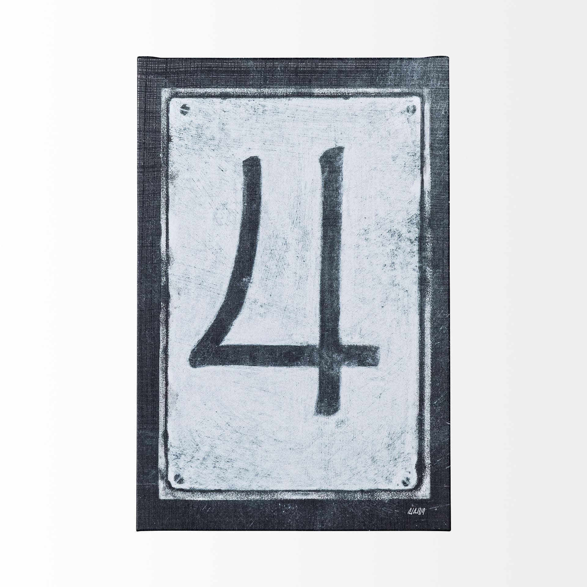 Value Collector 4 by Alarm a Hand Embellished Textured Canvas — product photograph