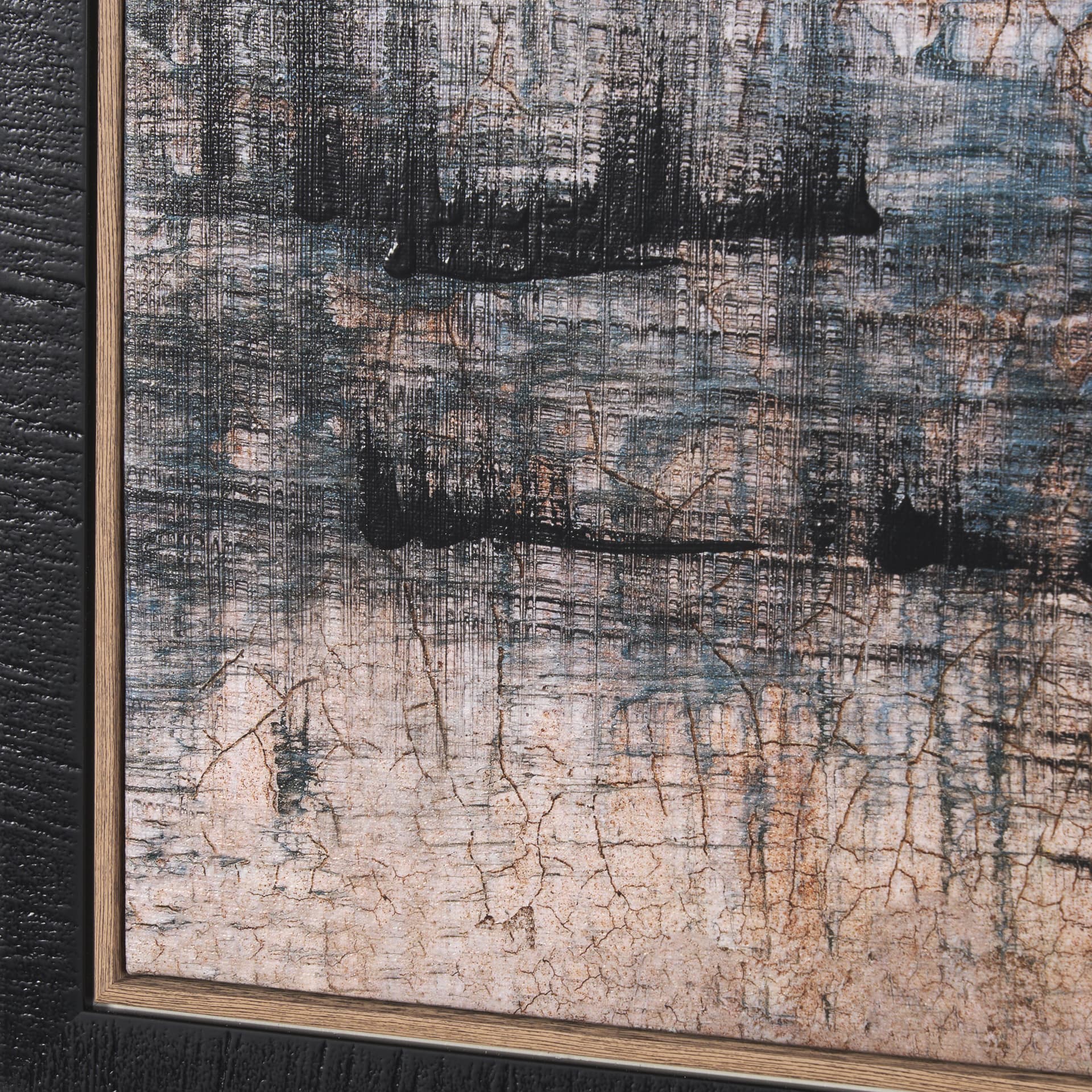 Merge Framed Canvas by Morgan McLaren a Hand Embellished Textured Framed Canvas — product photograph