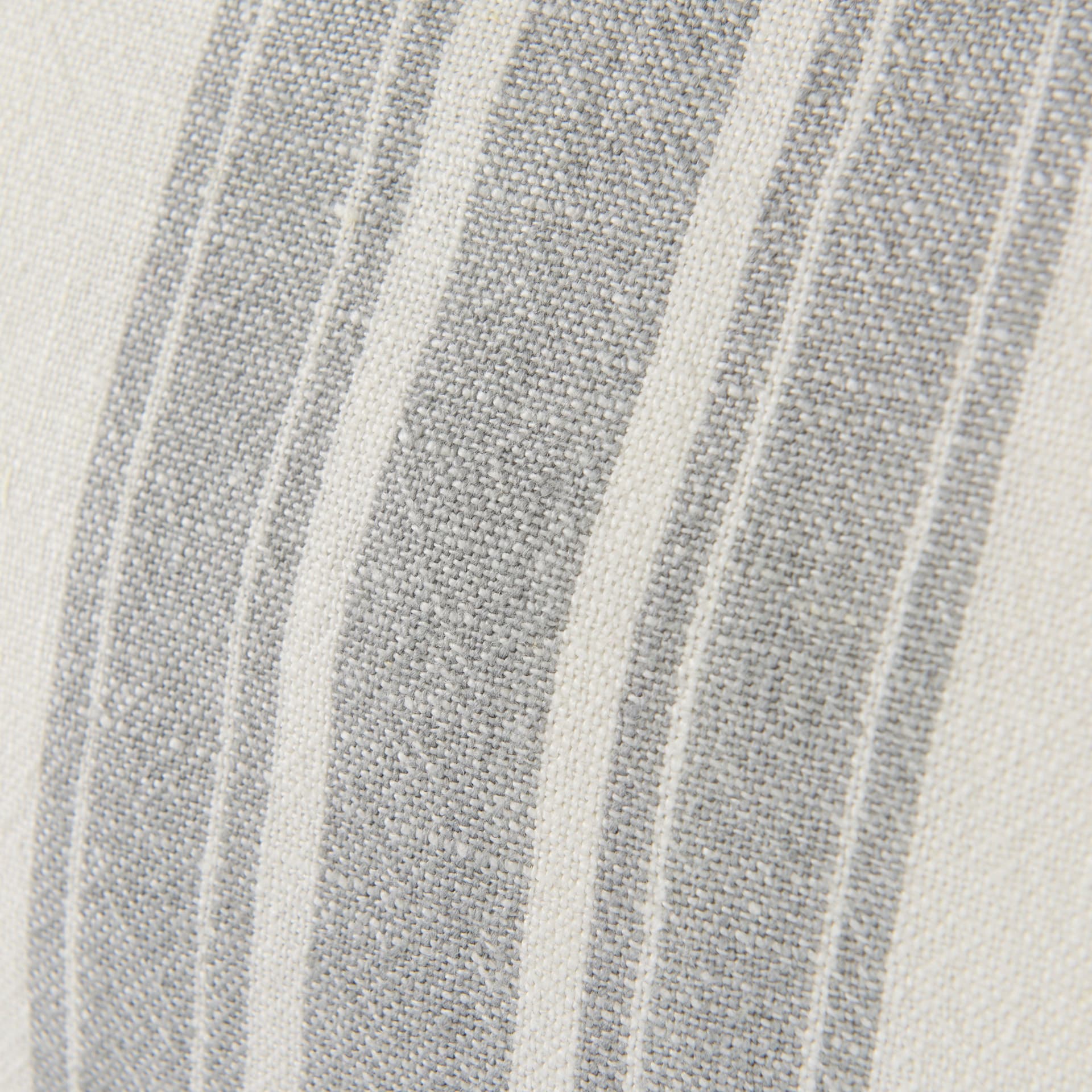 Patrice 22x22 Cream With Gray Stripes Pillow Cover w/Filler — product photograph