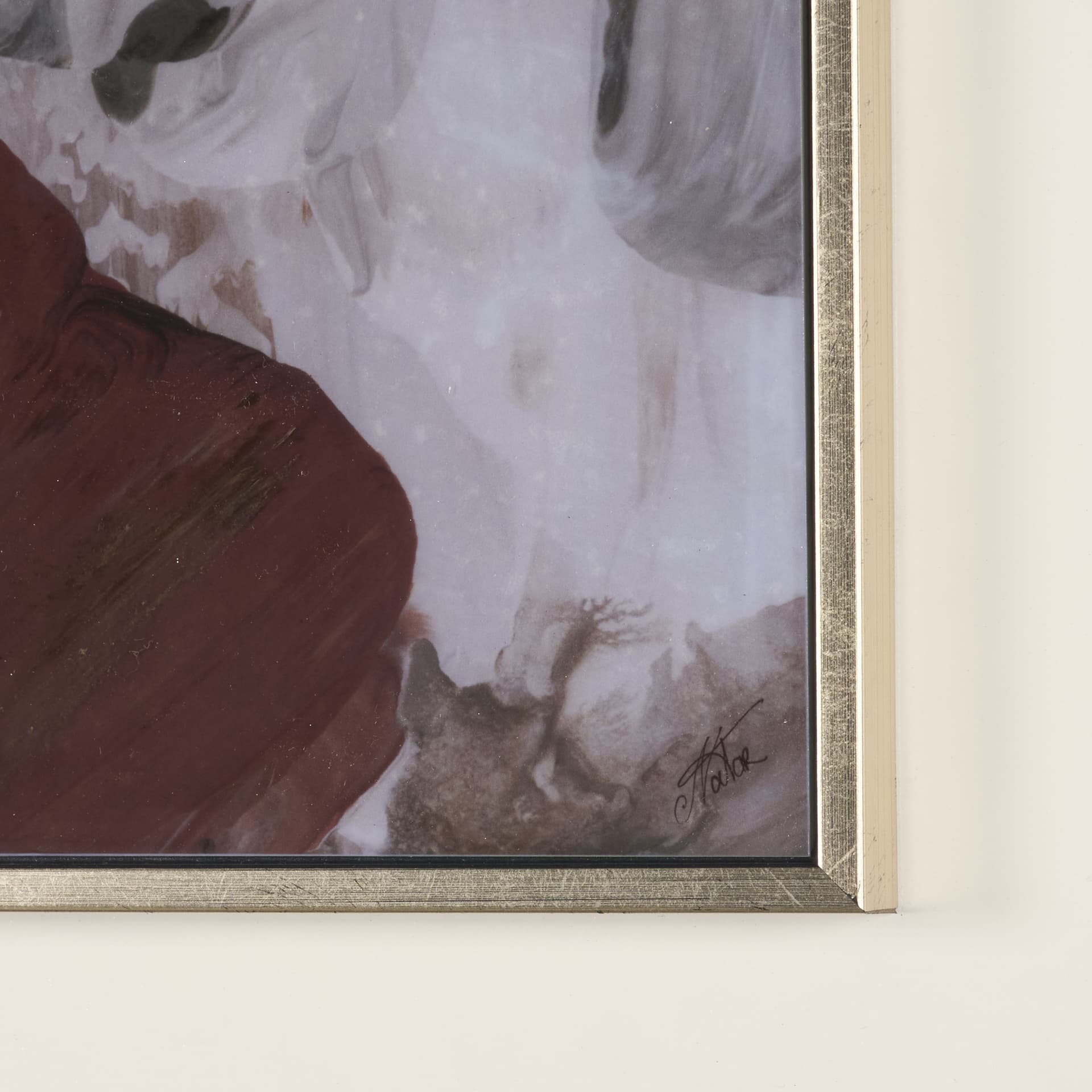 Harmonic II by Mercana Studio a Hand Embellished Textured Framed Art Print — product photograph