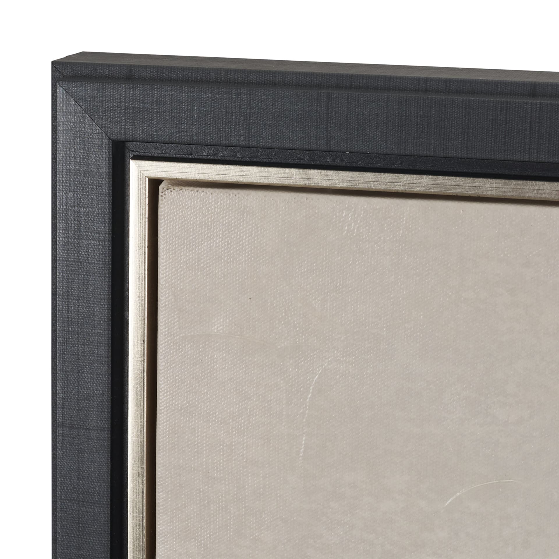 Ginkgo Shadows I by Mercana Studio Hand-Embellished Textured Framed Canvas Artwork — product photograph