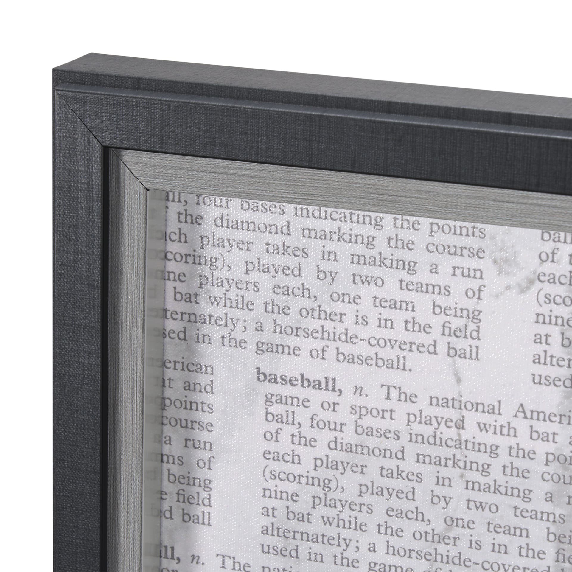 Definition of Sport I by Mercana Studio a Hand Embellished Textured Framed Art Print — product photograph