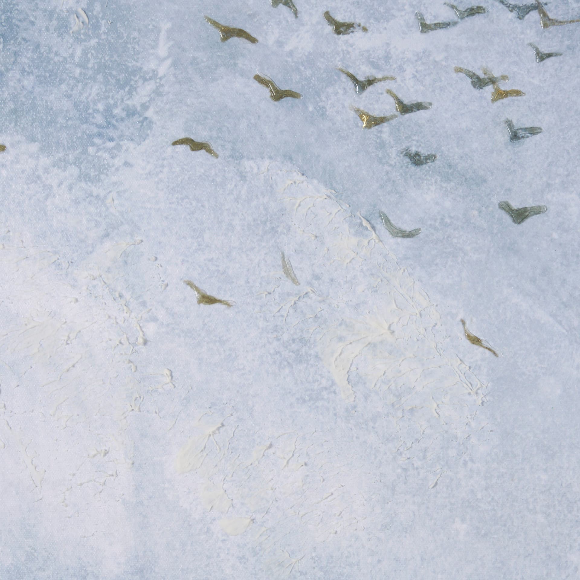 Spring is Coming II by Mercana Studio a Hand Embellished Textured Framed Canvas — product photograph