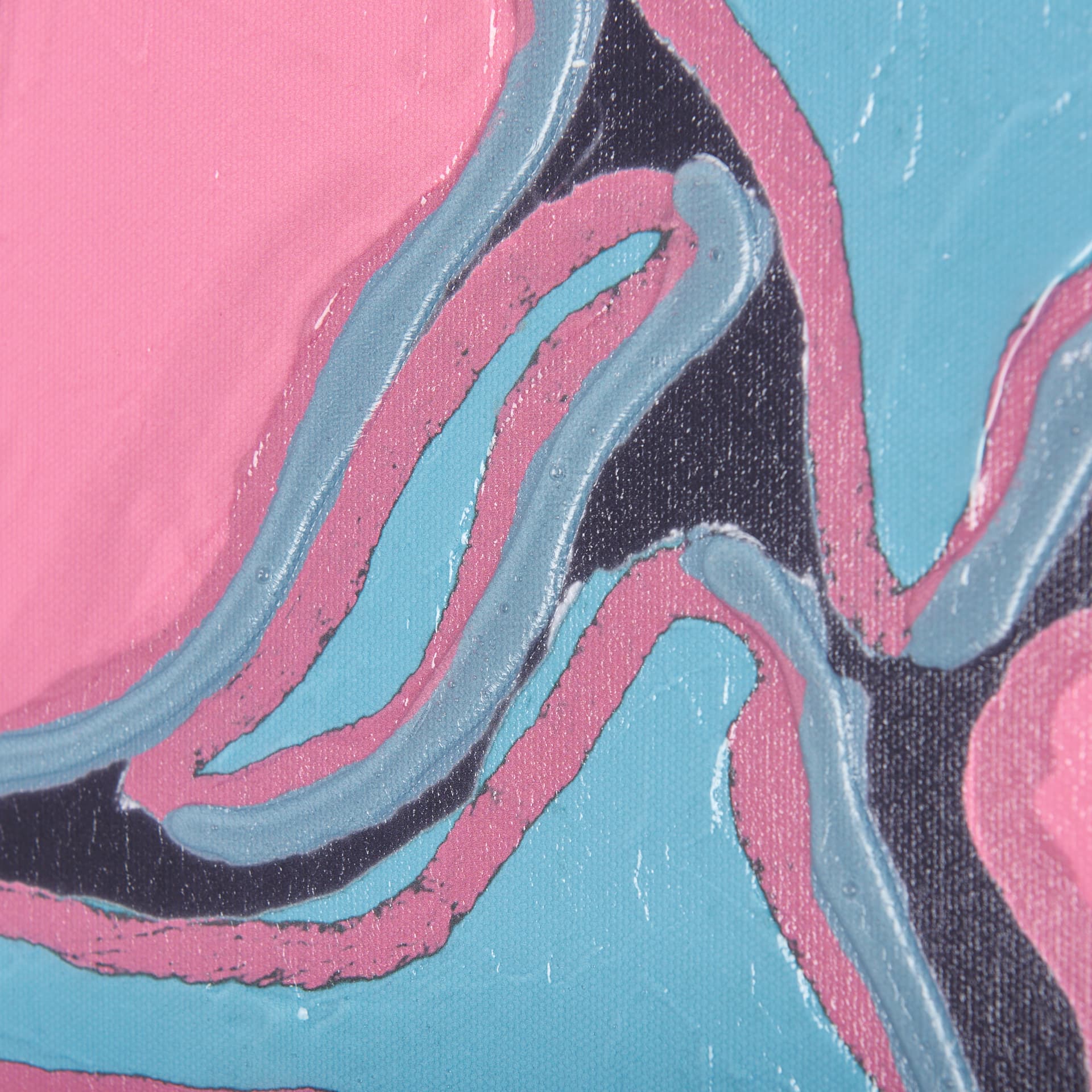 Numbers X by Mercana Studio a Hand Embellished Textured Canvas — product photograph