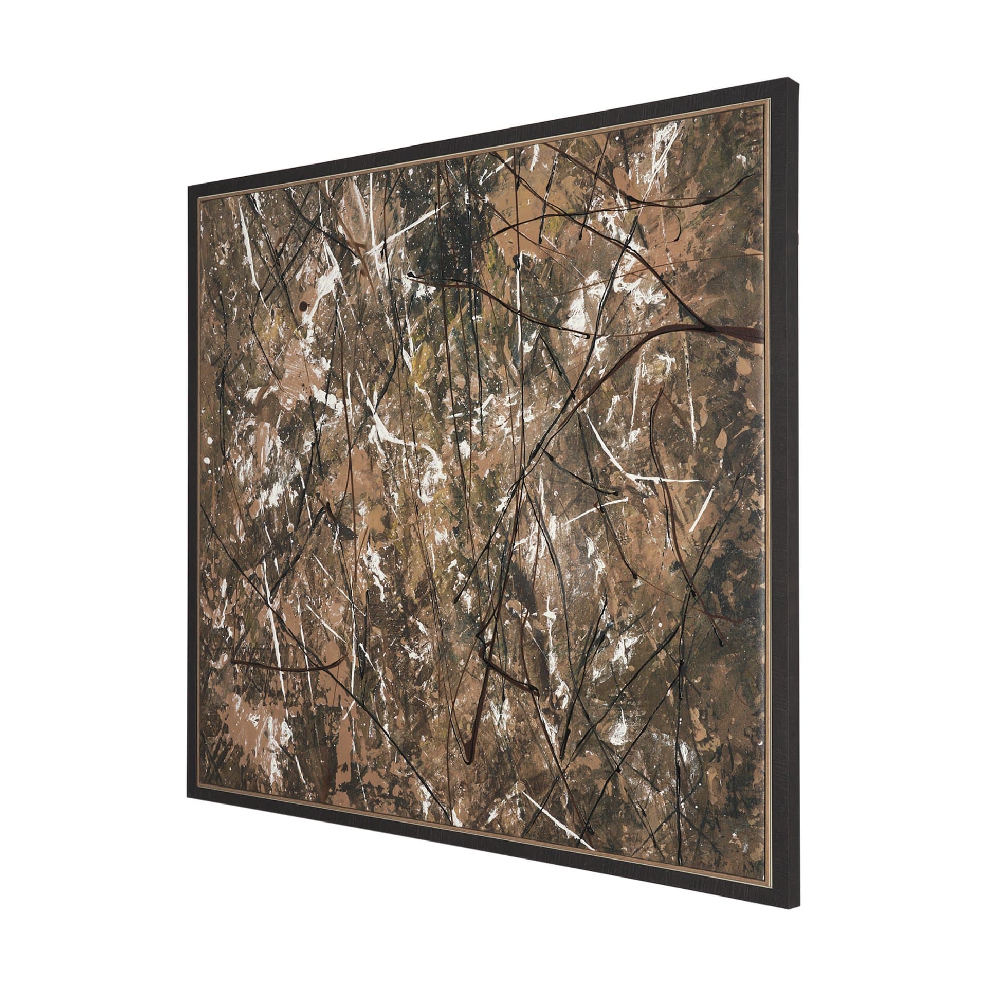 Chaos & Order V by Chad Warren a Hand Embellished Textured Framed Canvas — product photograph
