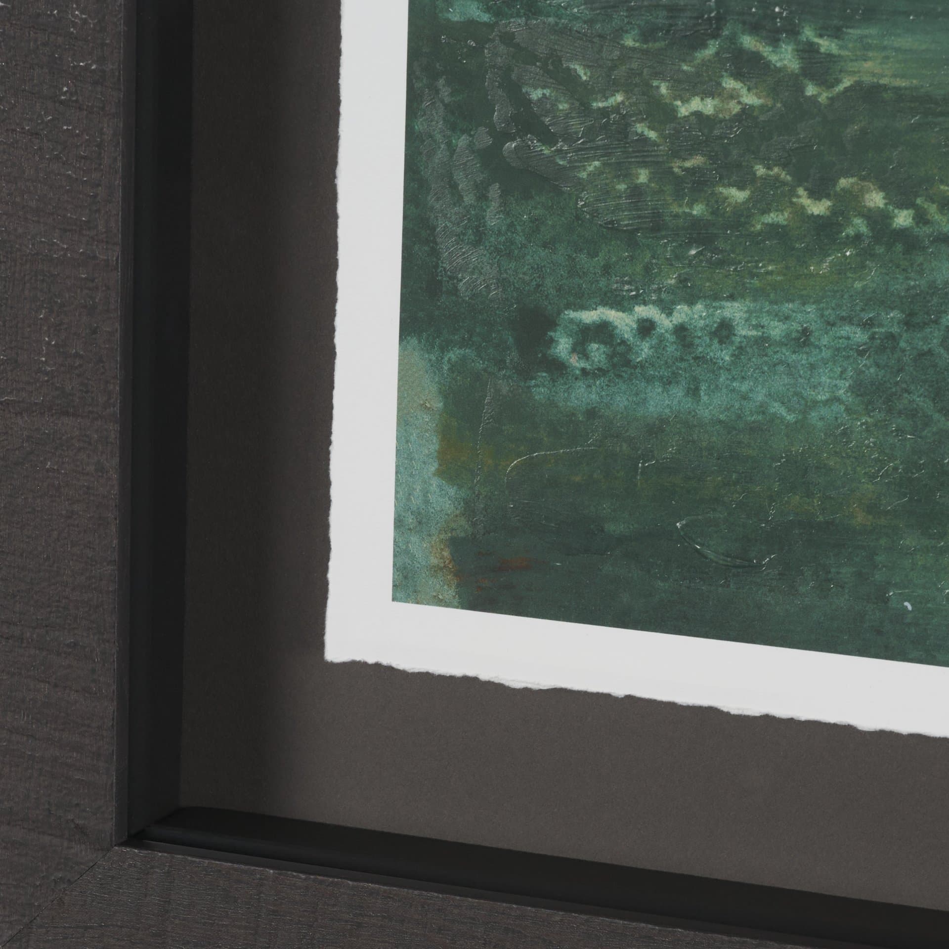 Morning Calm by Mercana Studio Hand Embelished Framed Artwork Matted under Glass — product photograph