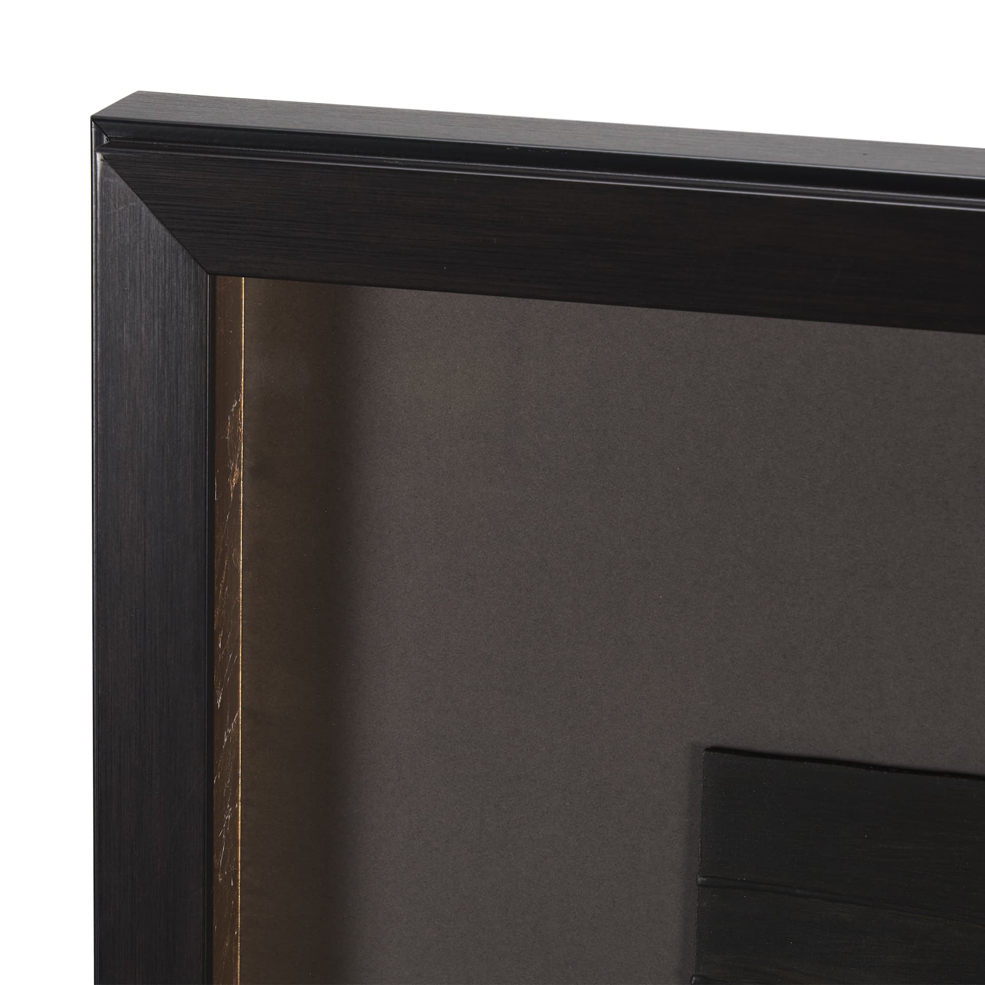 Bronze Meandera by Studio M a handmade Original Framed Artwork under Glass — product photograph