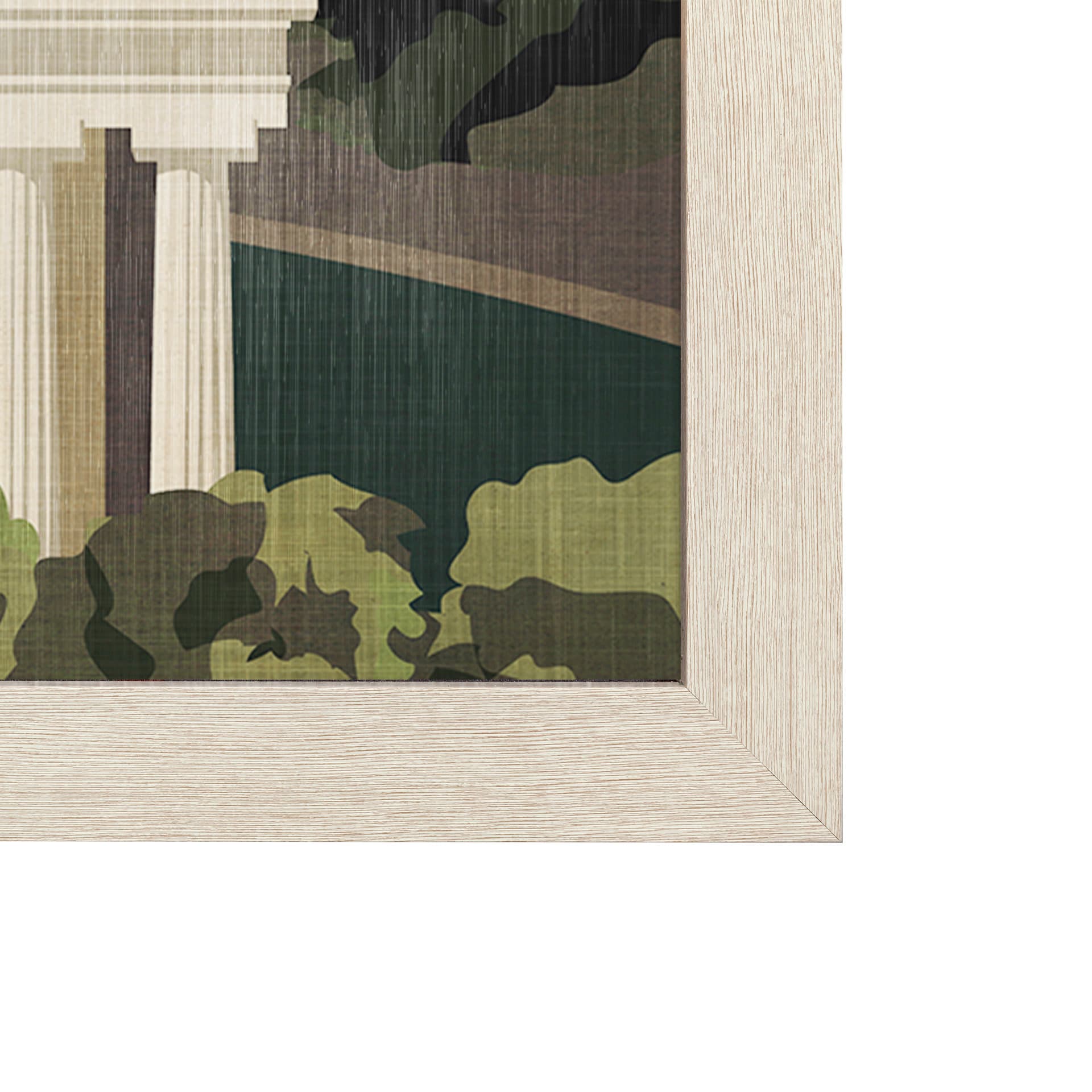 Washington DC Go USA (L) by Mercana Studio a Hand Embellished Decograph Framed Art Print — product photograph