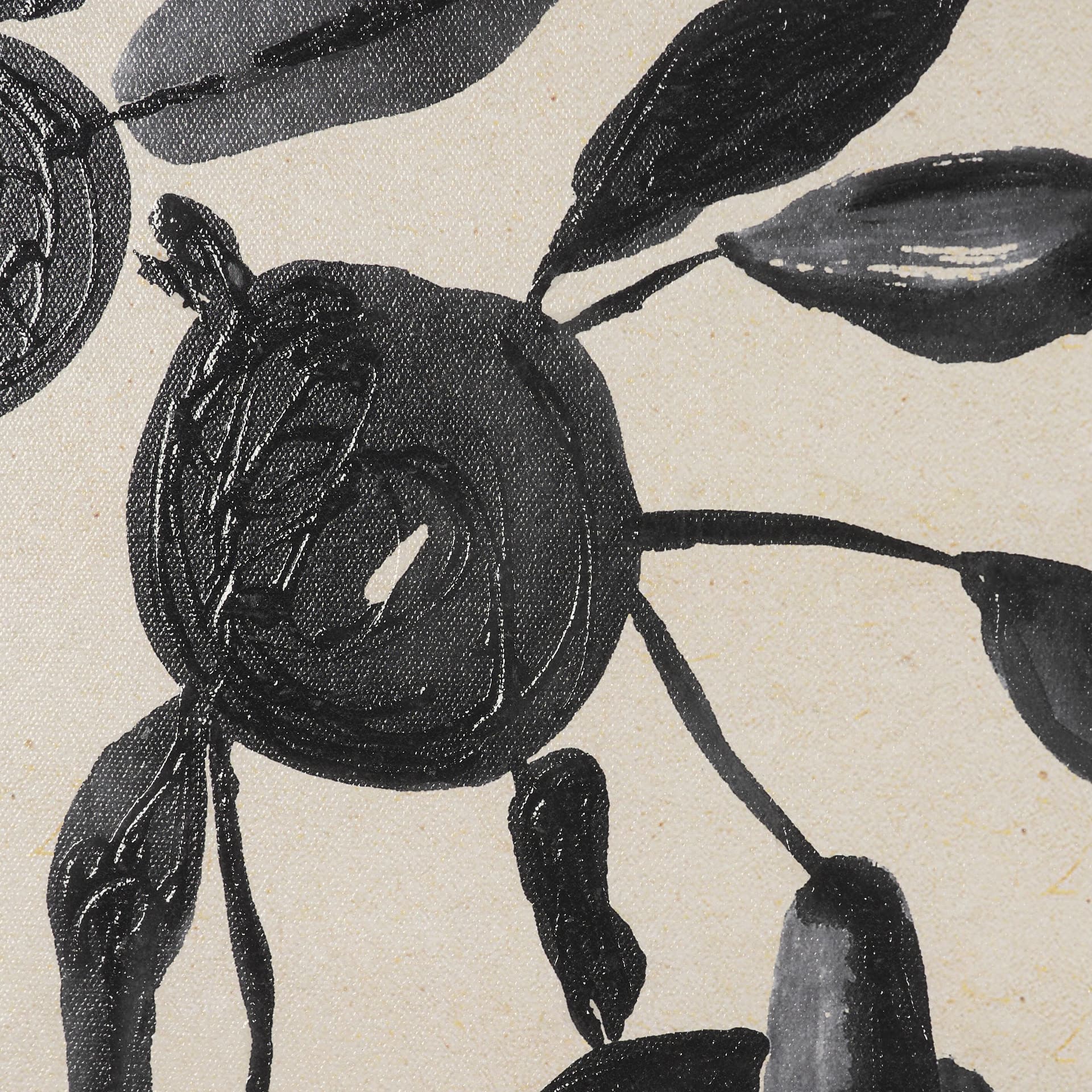 Orange Tree by Cristina Bartl Villa Hand-Embellished Textured Framed Artwork Matted under Glass — product photograph