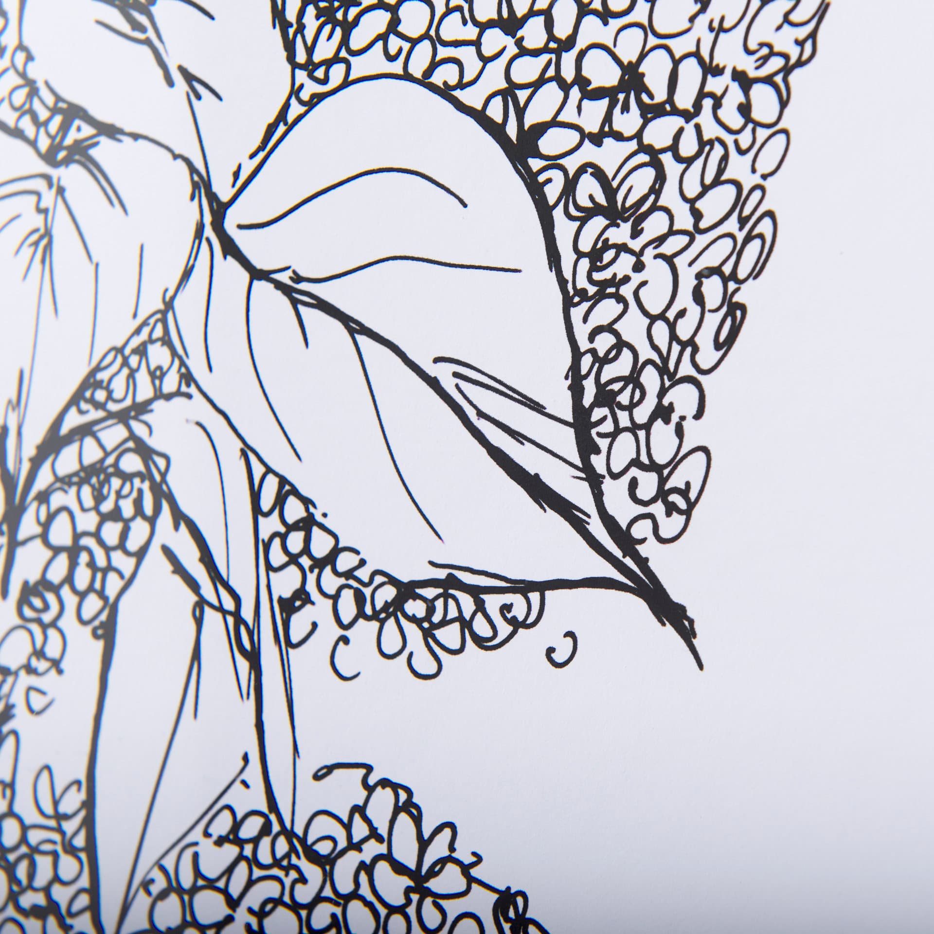 Spring Blooming XI by Mercana Studio a Hand Embellished Textured Framed Art Print Matted under Glass — product photograph