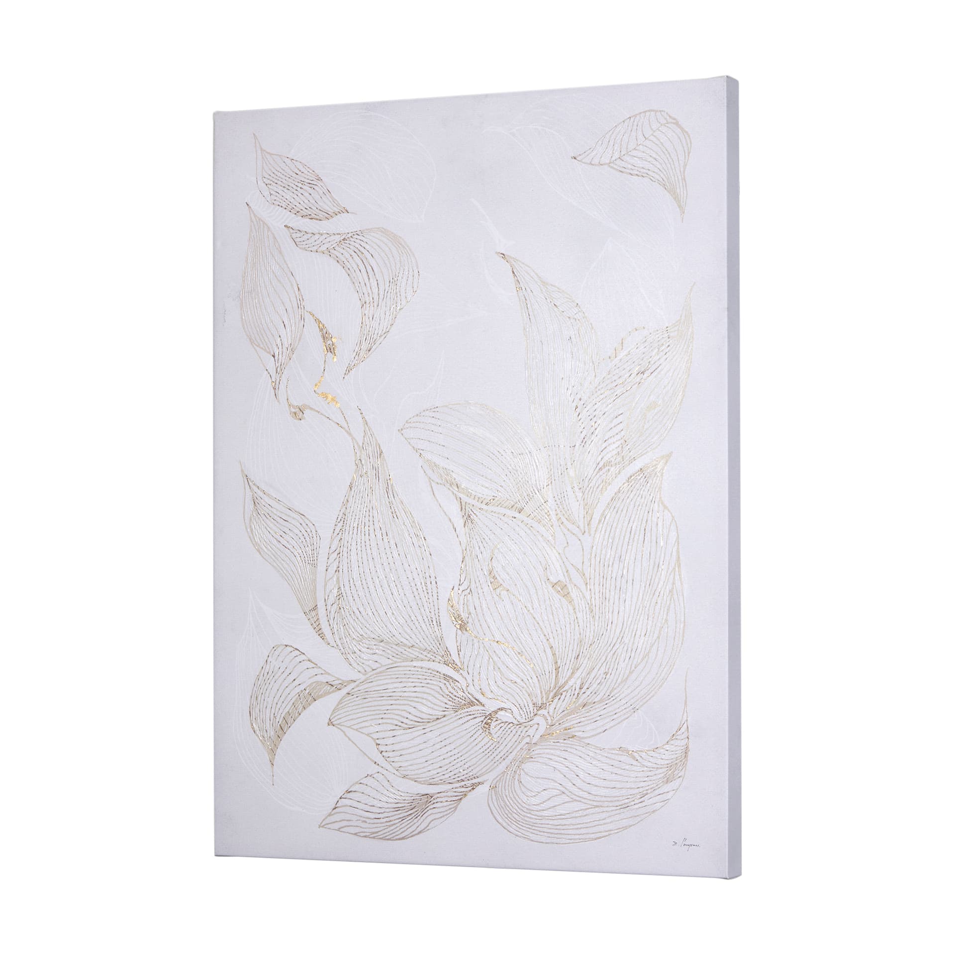 Interplay II by Mercana Studio a Hand Embellished Textured Canvas — product photograph