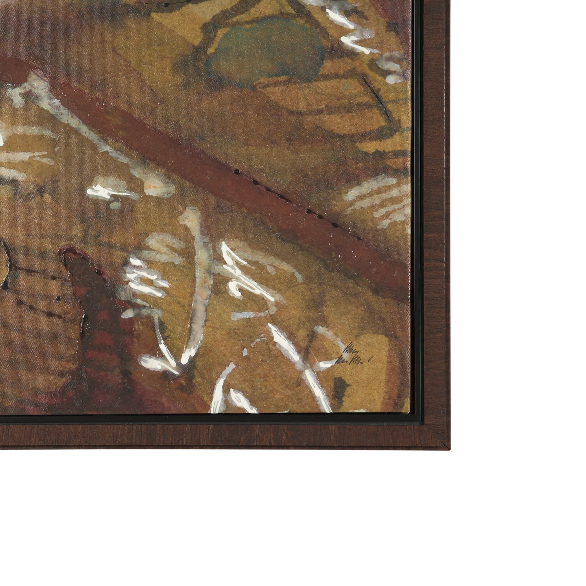 Rusttone I by Mercana Studio Hand-Embellished Textured Framed Canvas Artwork — product photograph