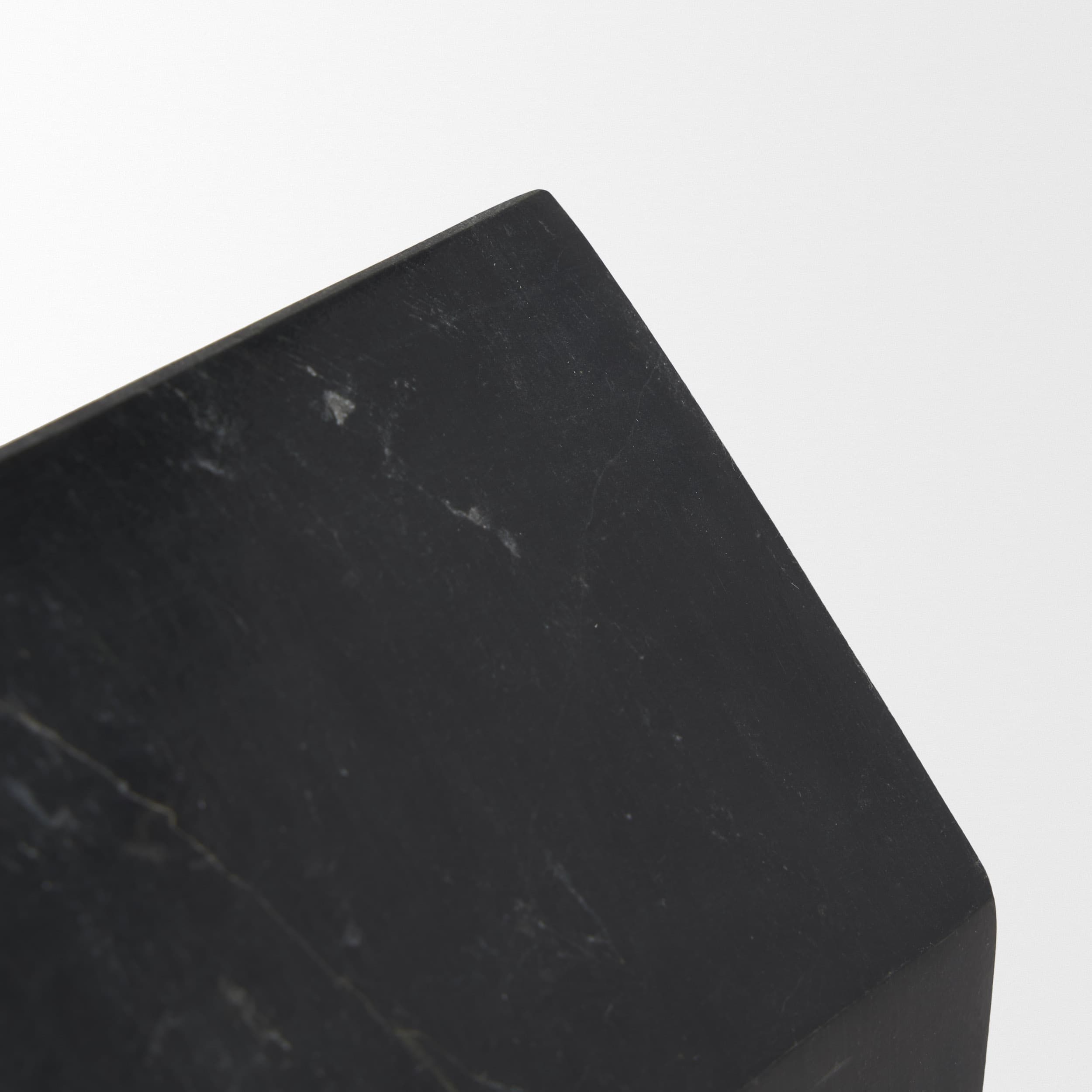 Raena Black Marble House Door Stopper — product photograph