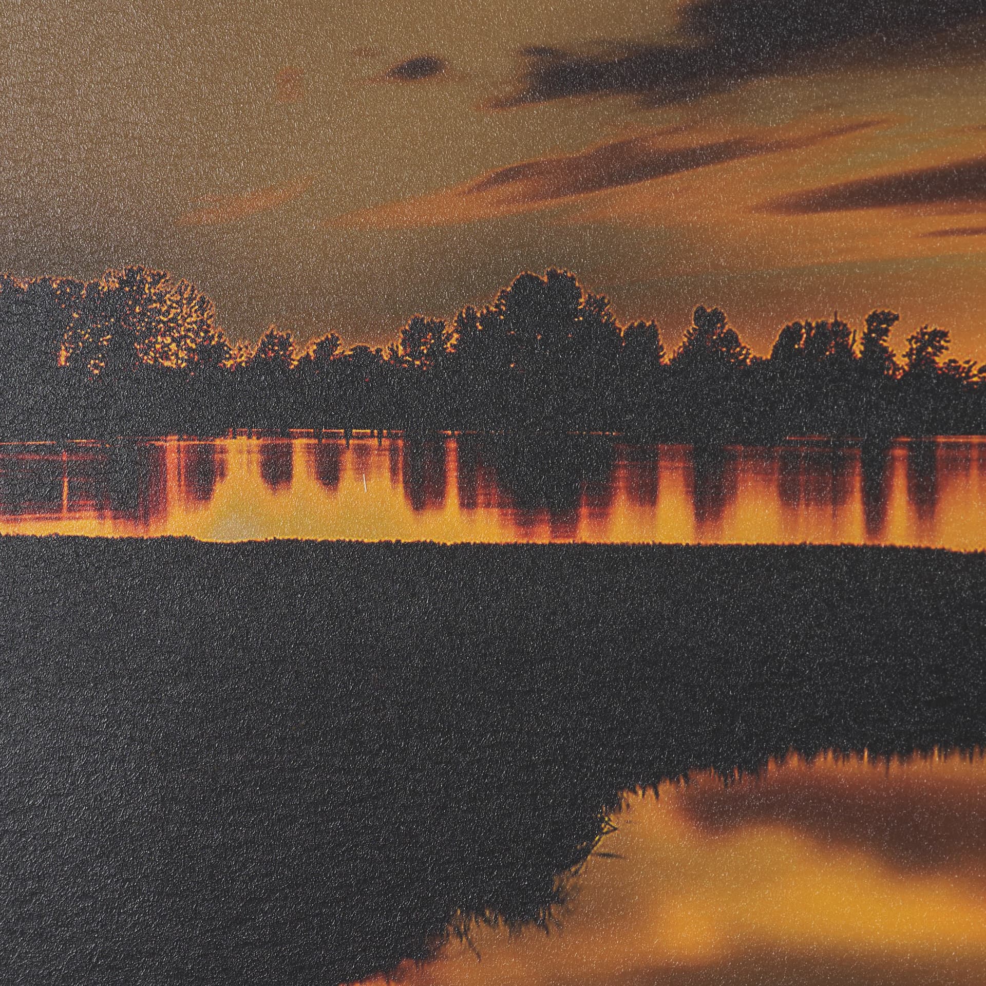 Last Light by Chad Mackay Textured FramedPhoto Print Matted under Glass — product photograph