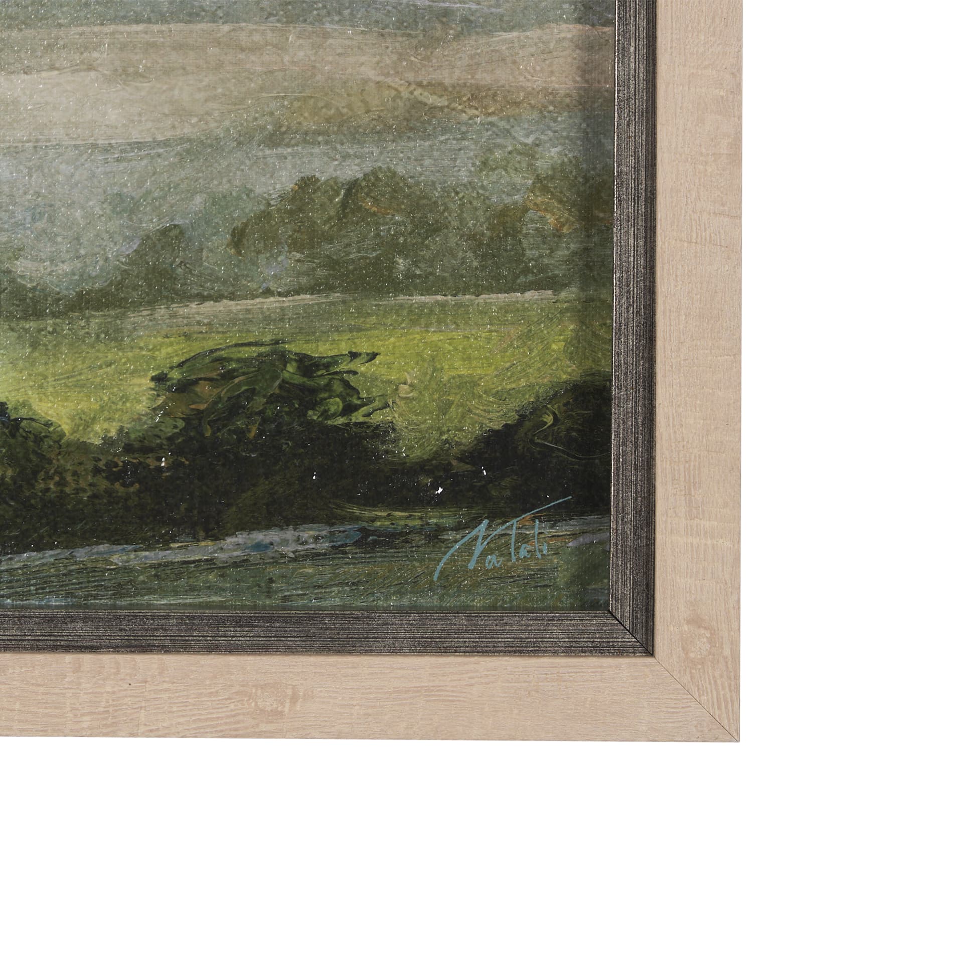 Soft Shadows I by Mercana Studio a Hand Embellished Textured Framed Art Print — product photograph