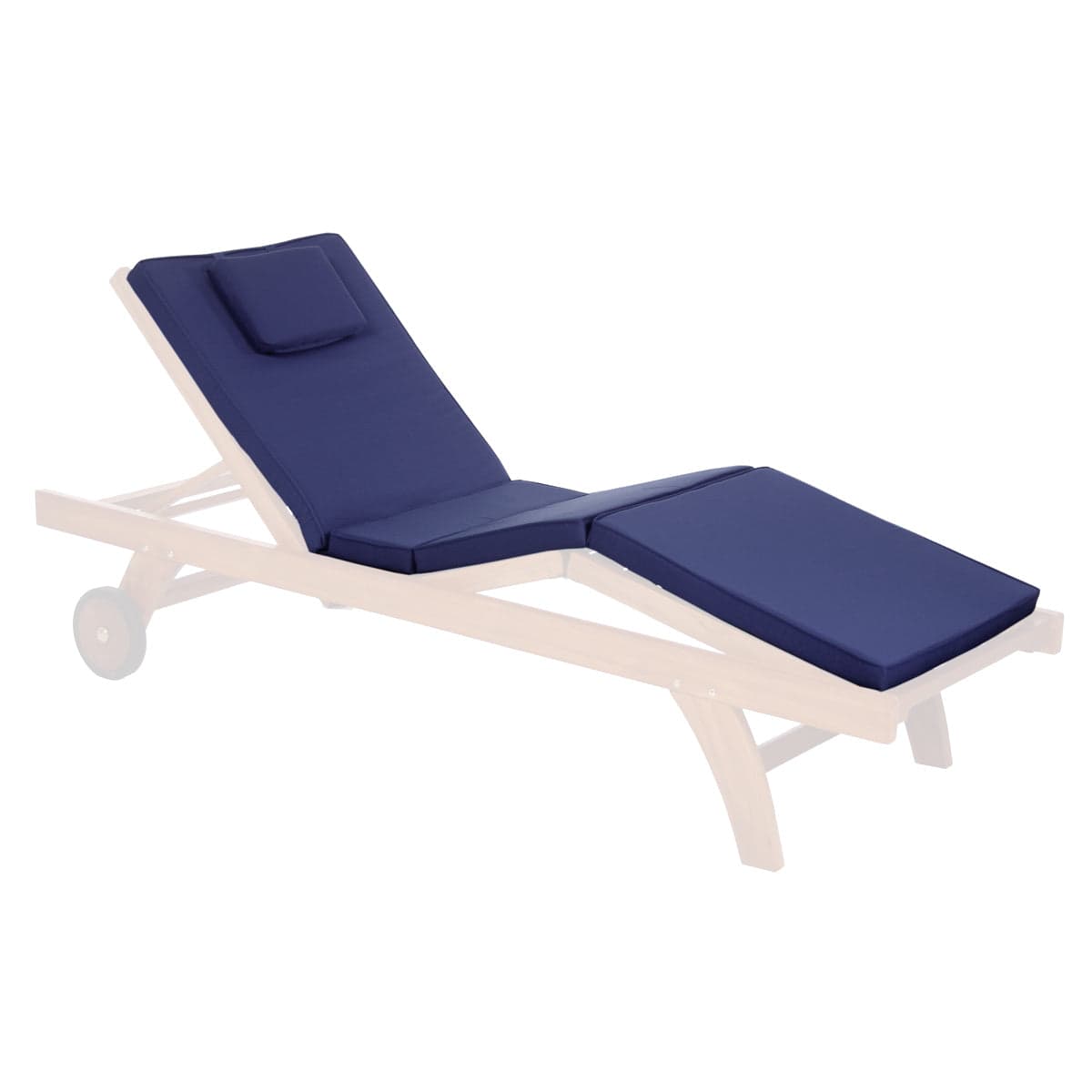 Chaise Lounger Blue Cushion TC70-B — product photograph