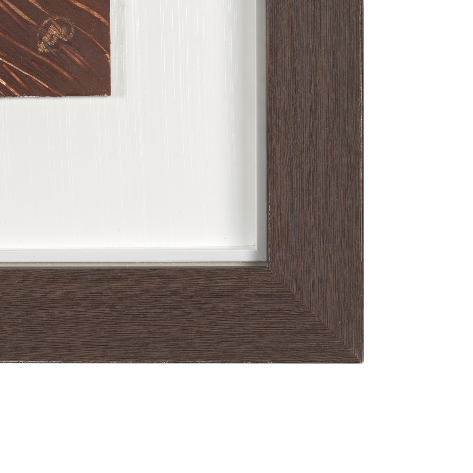 Red Rock View I by Studio M a handmade Original Framed 3D Textured Artwork under Glass — product photograph