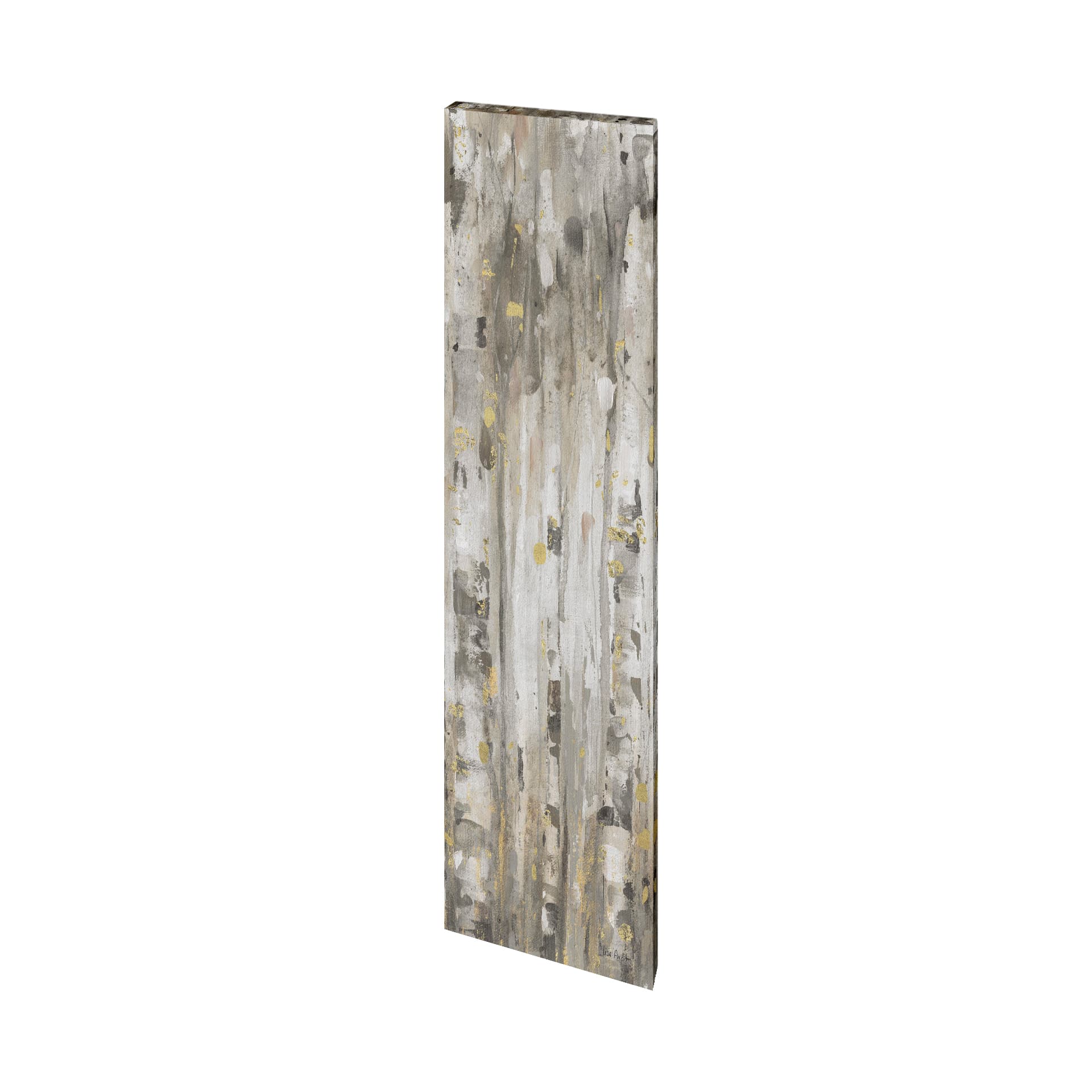 The Forest V Neutral by Mercana Studio a Hand Embellished Textured Canvas — product photograph