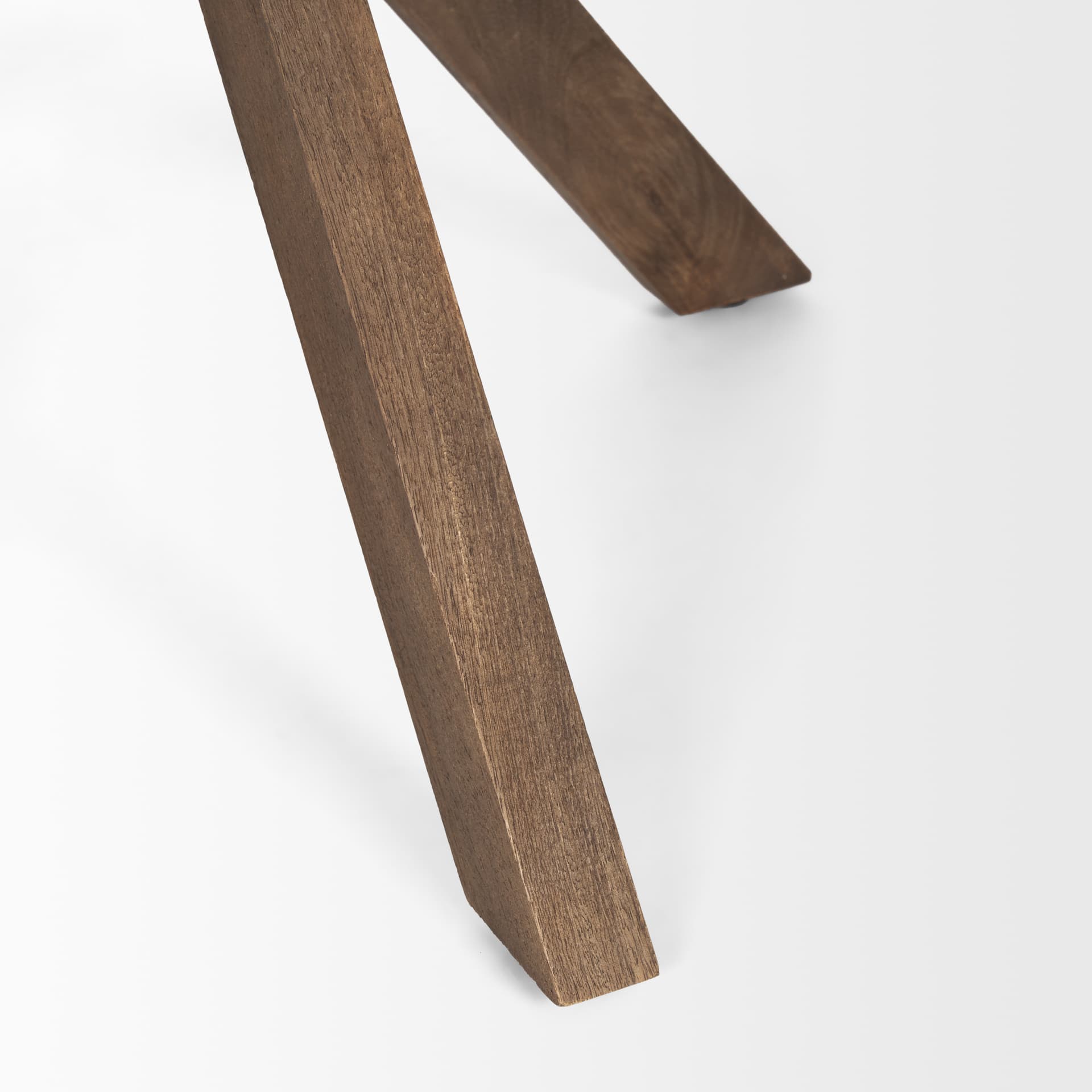 Solana Medium Brown Wood Foyer Table — product photograph