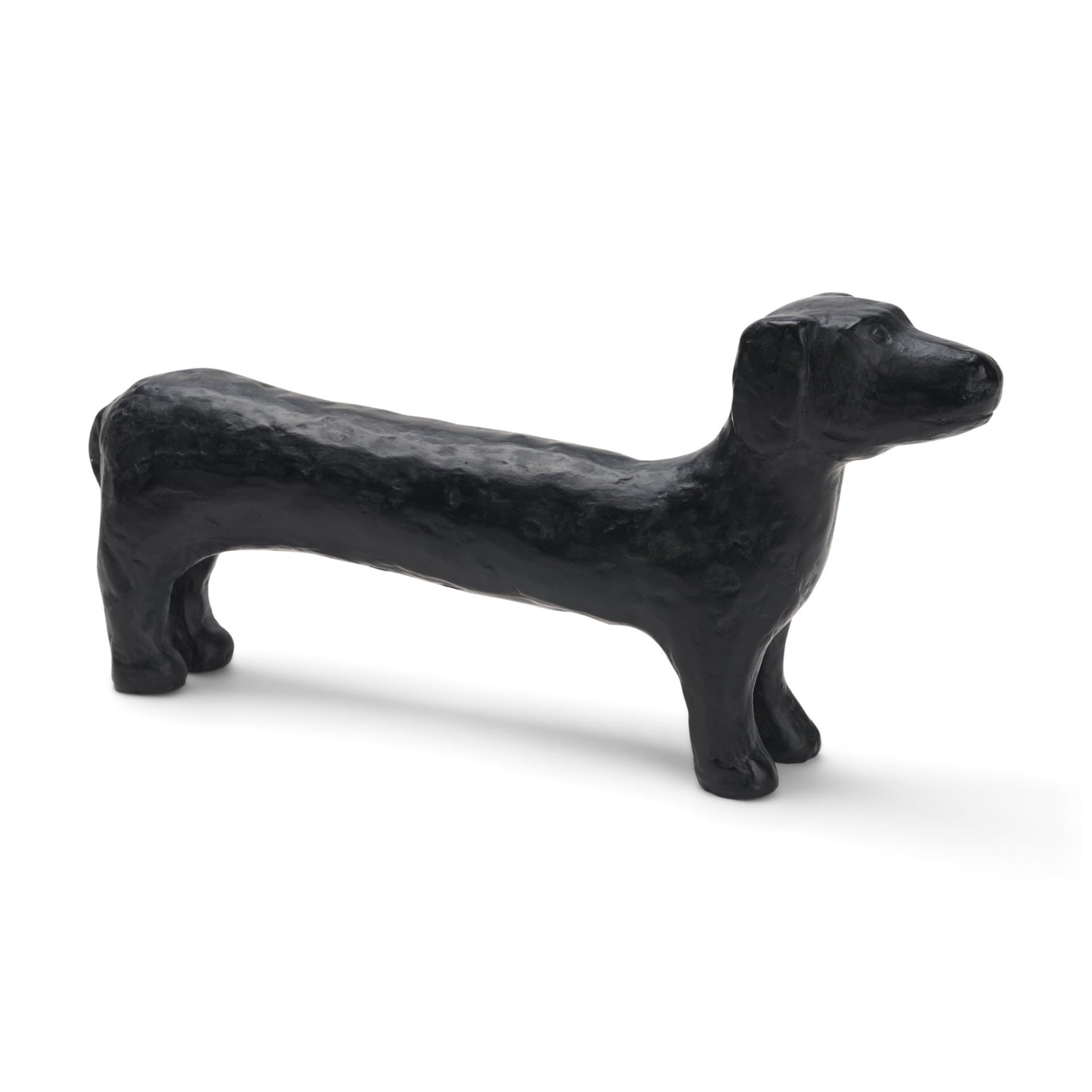 Dash Long Black Metal Dachshund Dog Object — product photograph