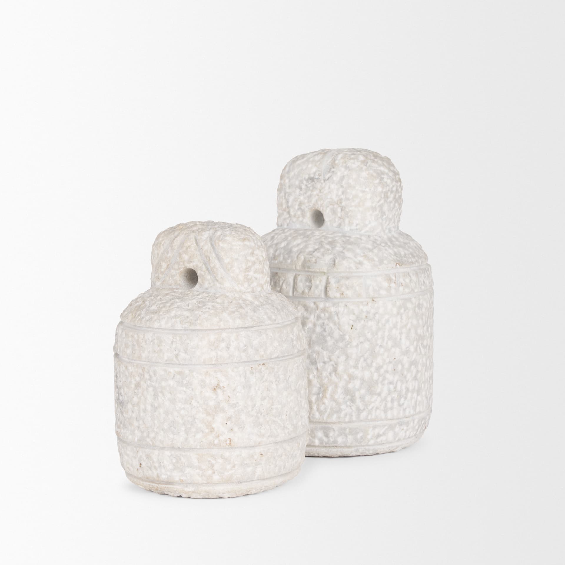 Irina Large White Marble Door Stopper — product photograph