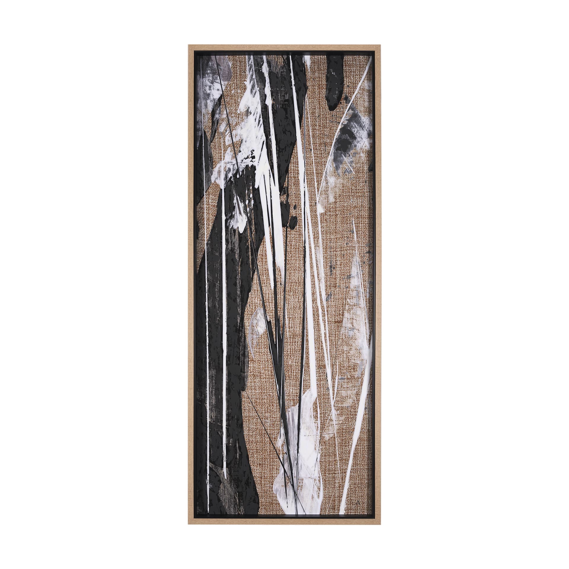 Meshy III by Mercana Studio a Hand Embellished Textured Framed Art Print — product photograph