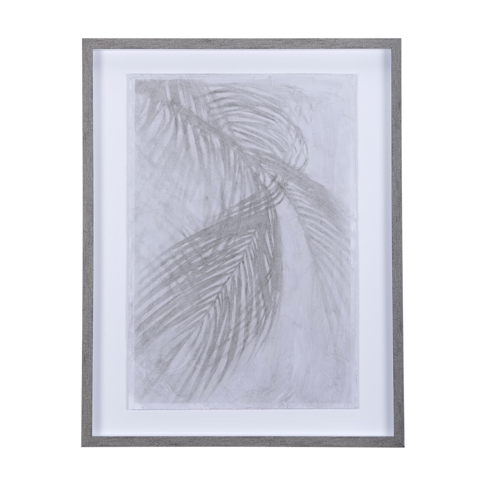 Shadows I by Mercana Studio a Hand Embellished Textured Framed Art Print Matted under Glass — product photograph