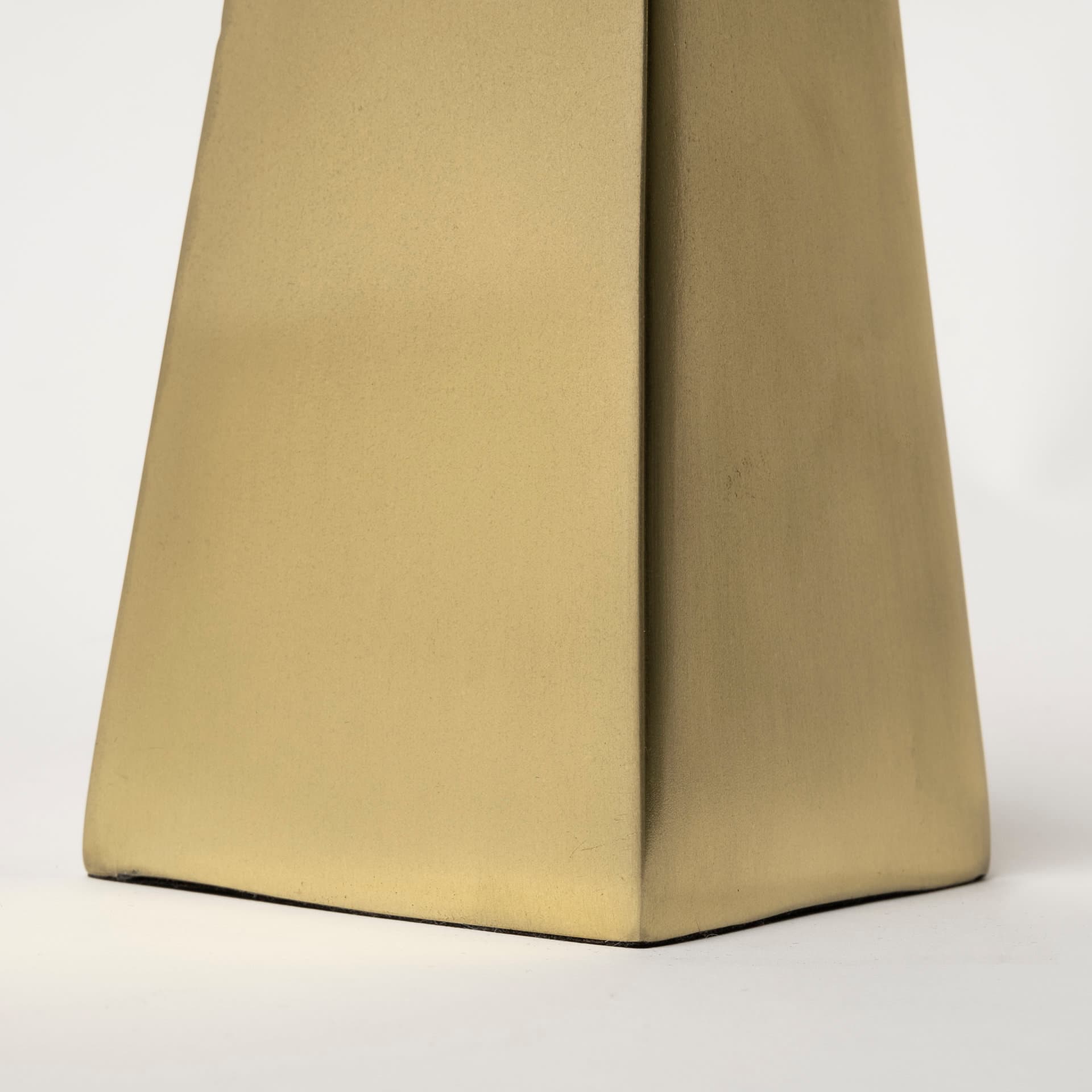 Giza (Set of 2) 4L x 4W Gold Elongated Pyramids — product photograph