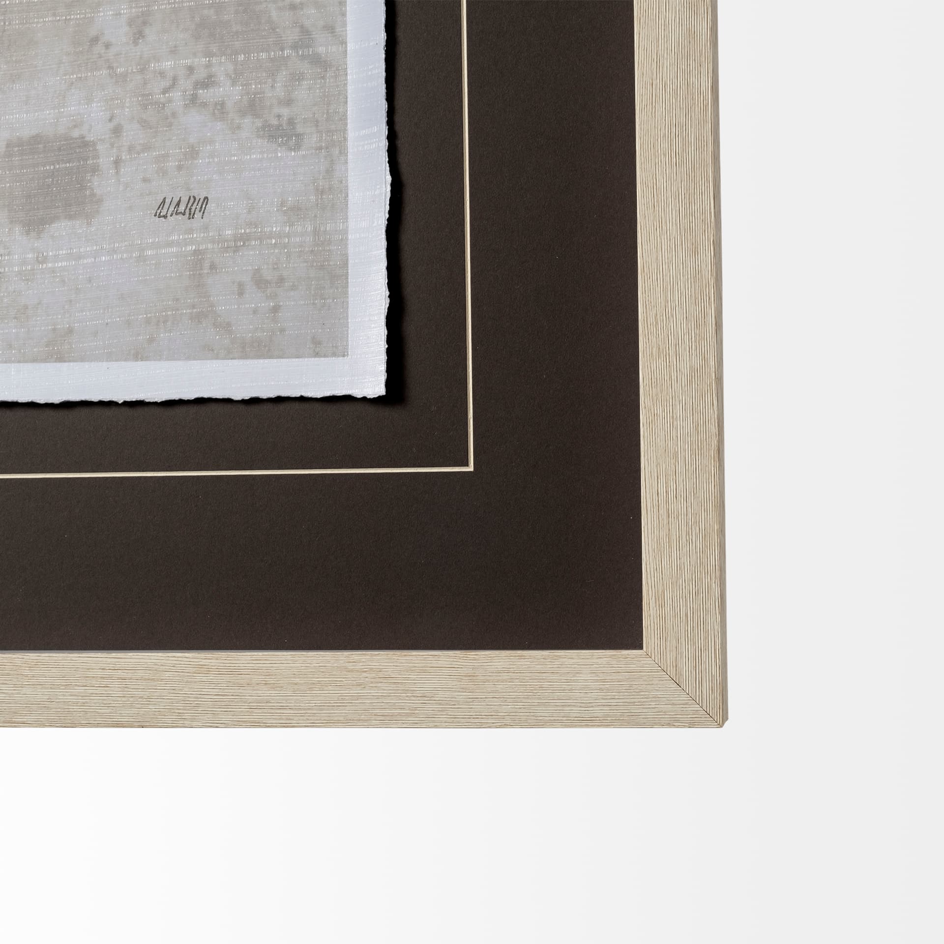 Pacemaker Bronze II by Alarm a Hand Embellished Textured Framed Art Print Matted under Glass — product photograph
