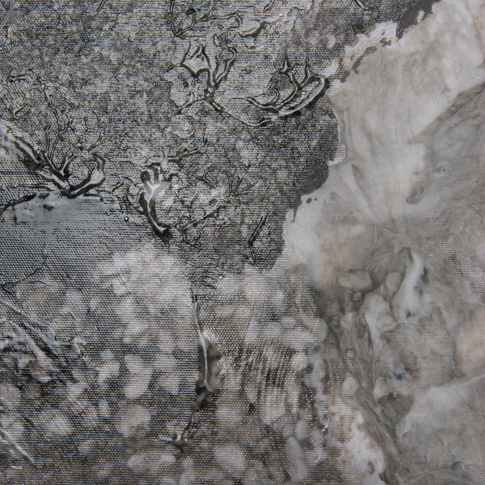 Mudslide II by Mercana Studio a Hand Embellished Textured Canvas — product photograph