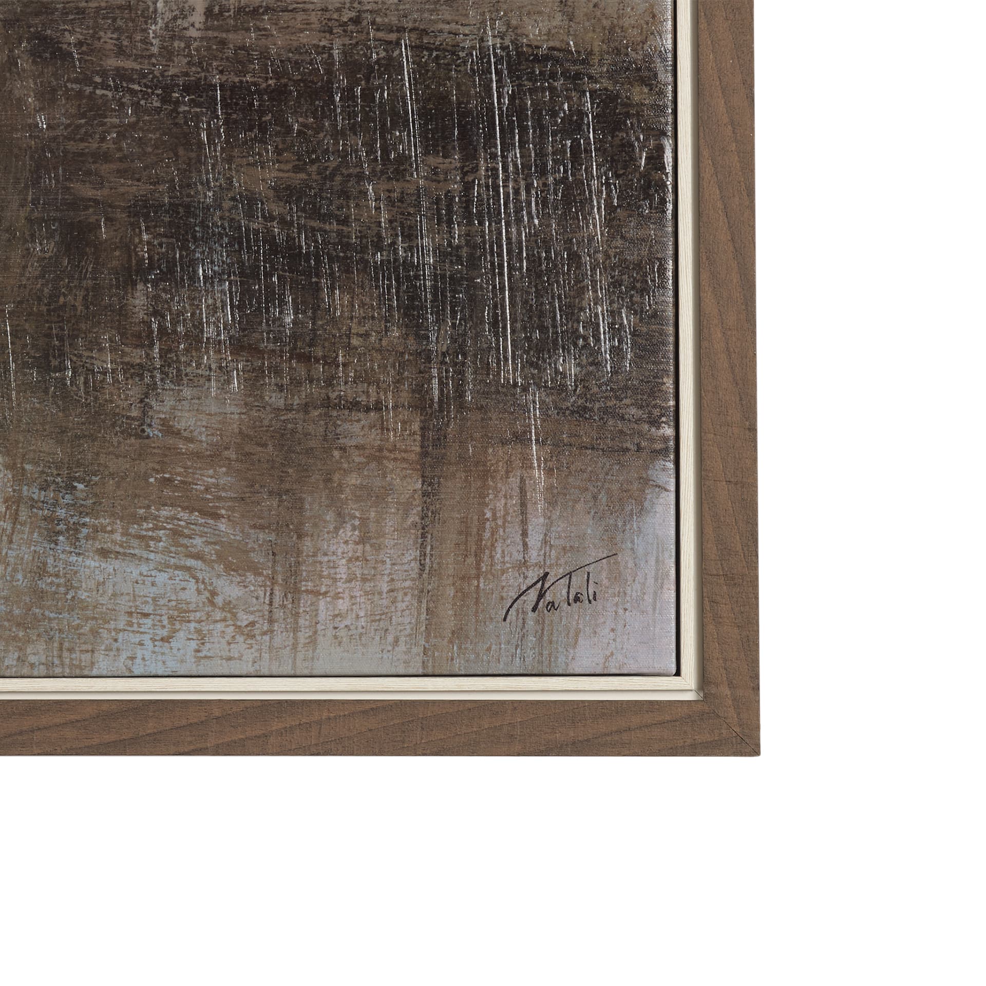 Morning Mist by Mercana Studio a Hand Embellished Textured Framed Canvas — product photograph