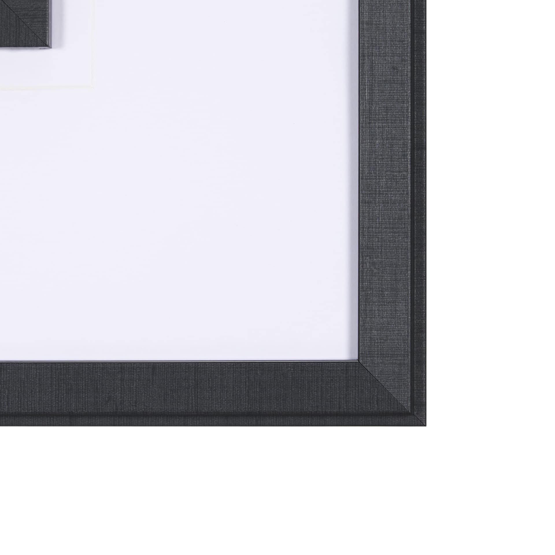 Flower Portrait II by Mercana Studio a Hand Embellished Textured Framed Art Print Matted under Glass — product photograph