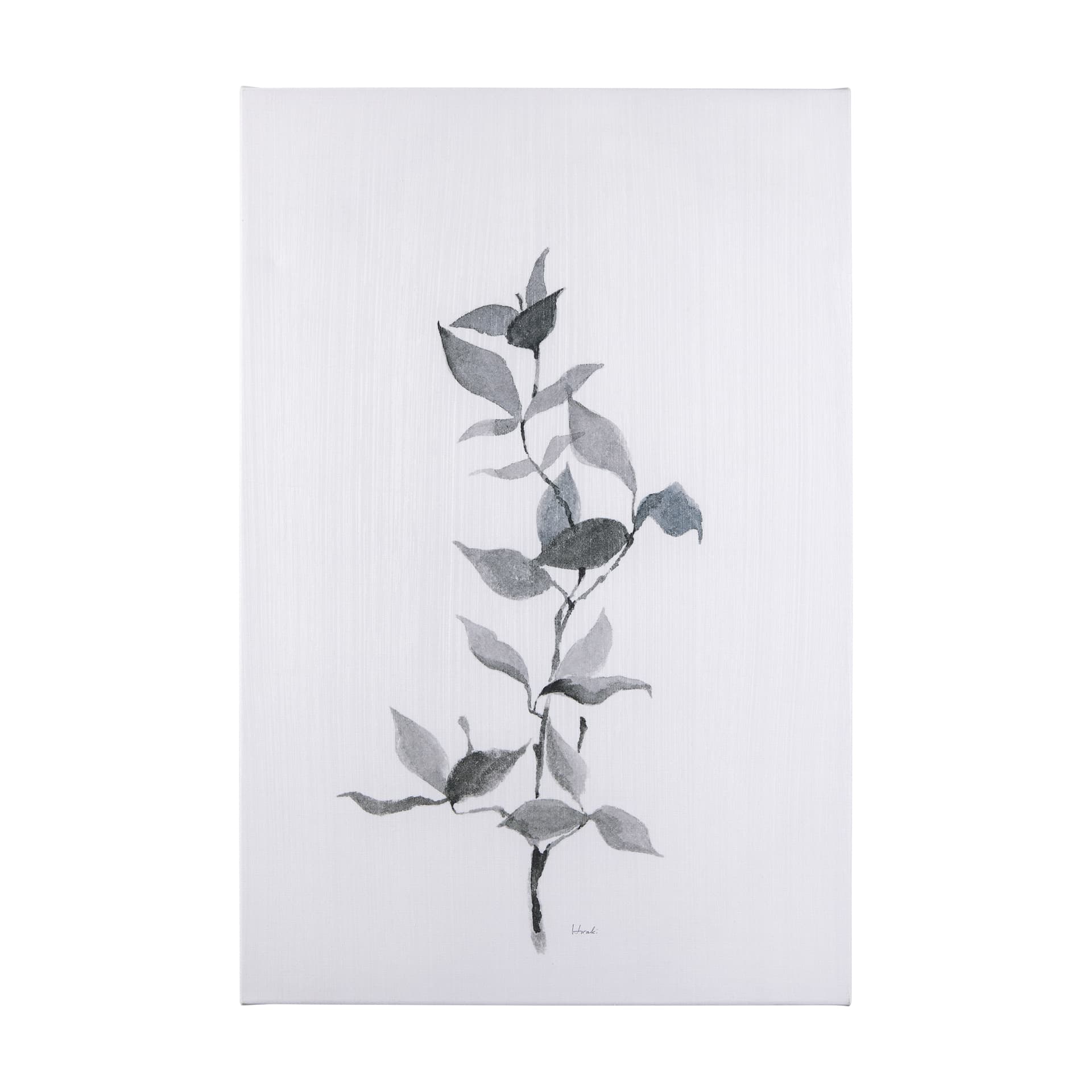 Leaf Shadow II by Mercana Studio a Hand Embellished Textured Canvas — product photograph