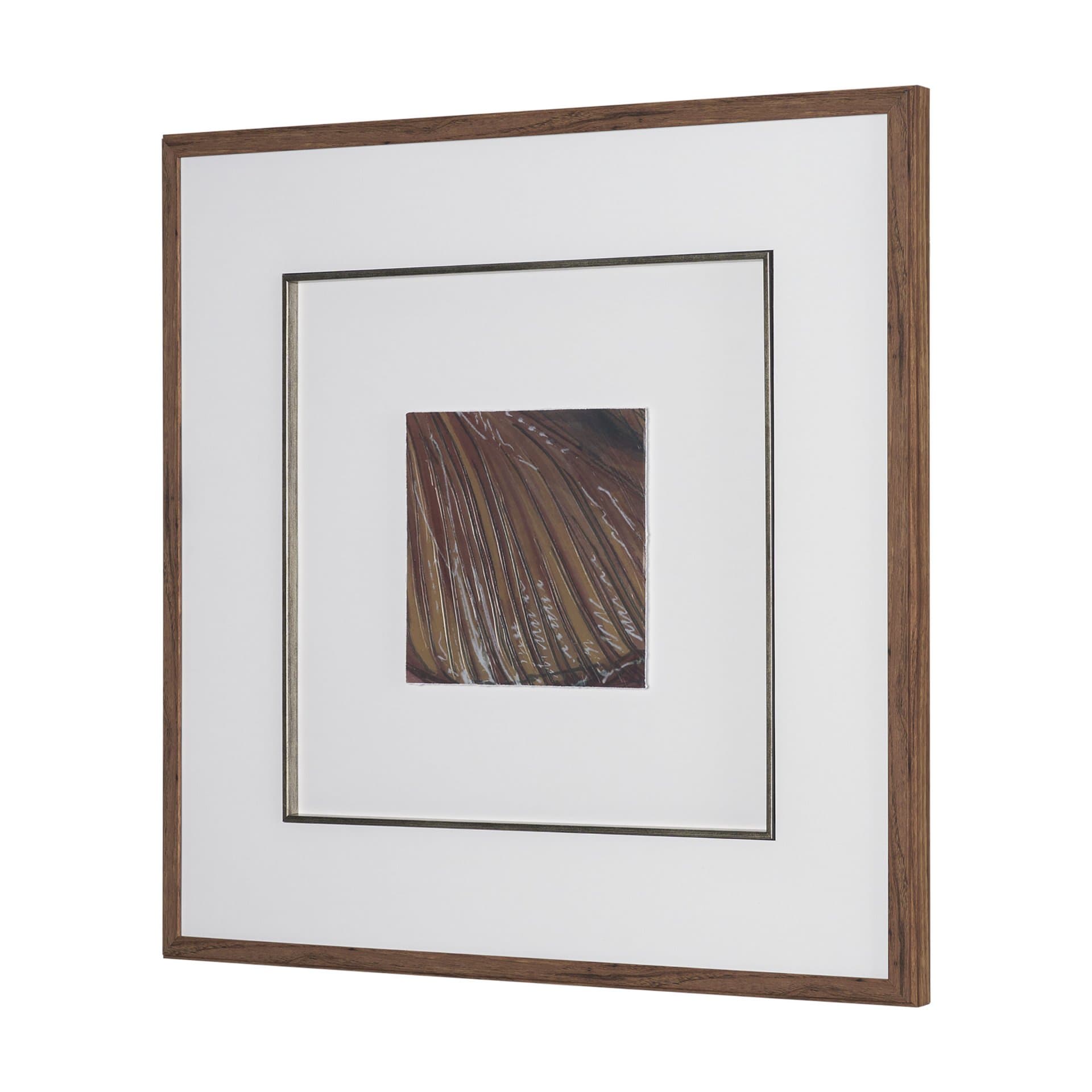 Patterned Silence I by Mercana Studio Hand Embelished Framed Artwork Matted under Glass — product photograph