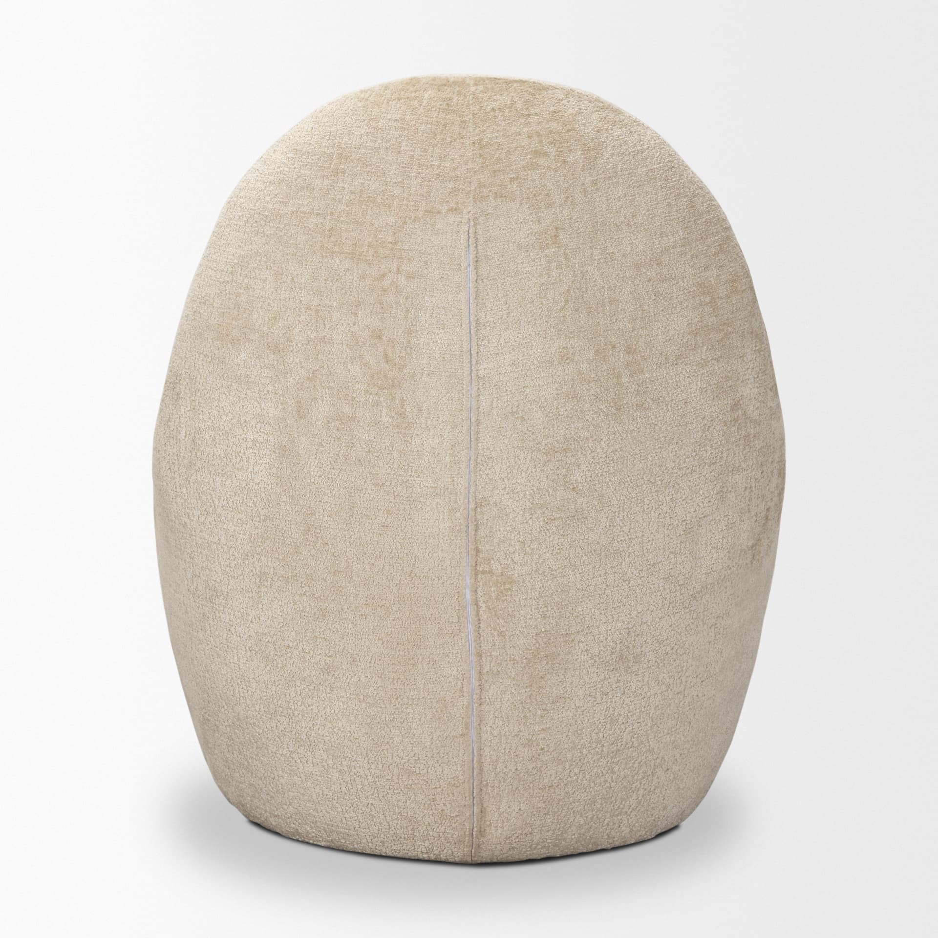Beverly Beige Chenille Accent Chair — product photograph
