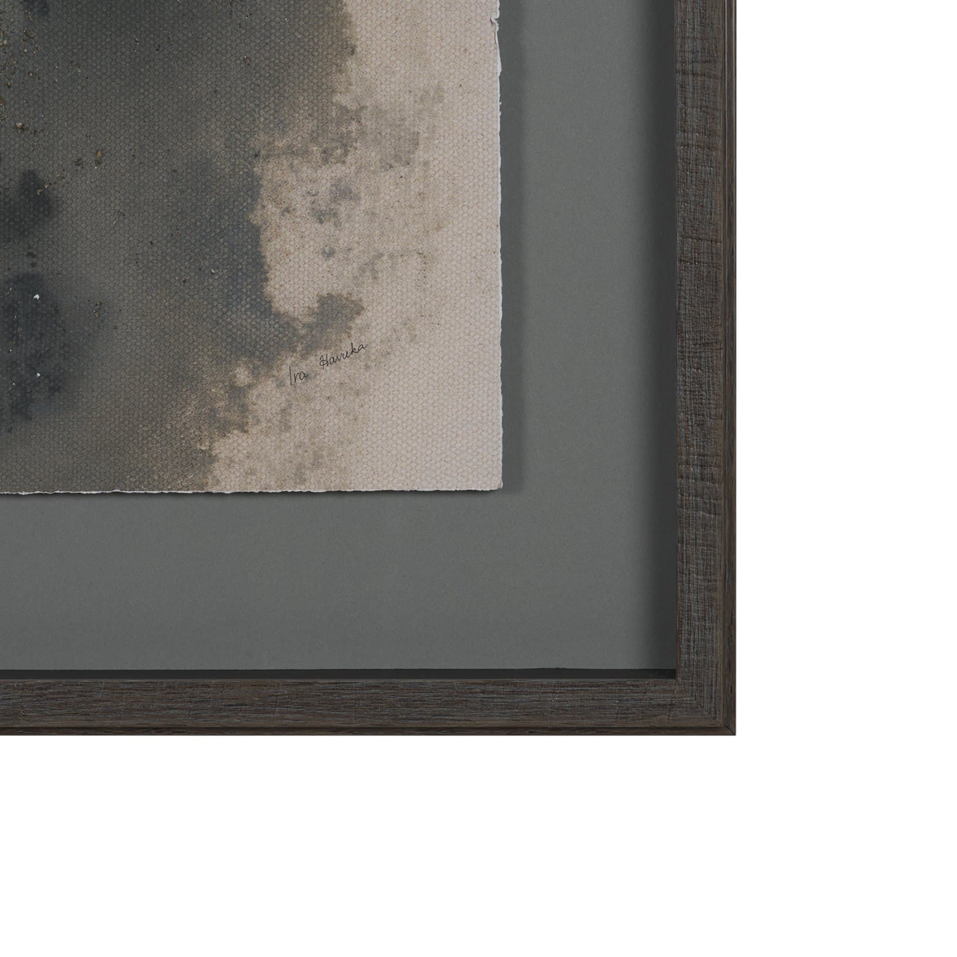 Recondite by Ira Havuka Hand-Embellished Framed Artwork Matted under Glass — product photograph