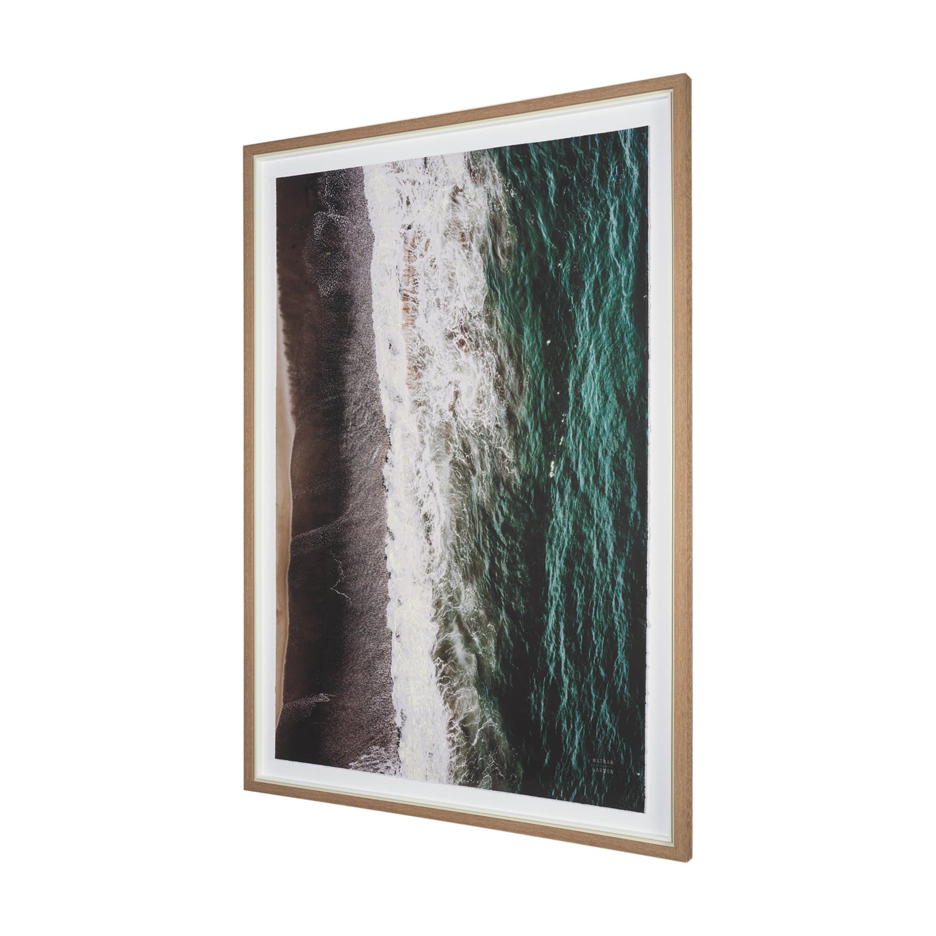 Move Gently II by Nathan Larson a Hand Embellished Framed Photo Art Print Matted under Glass — product photograph