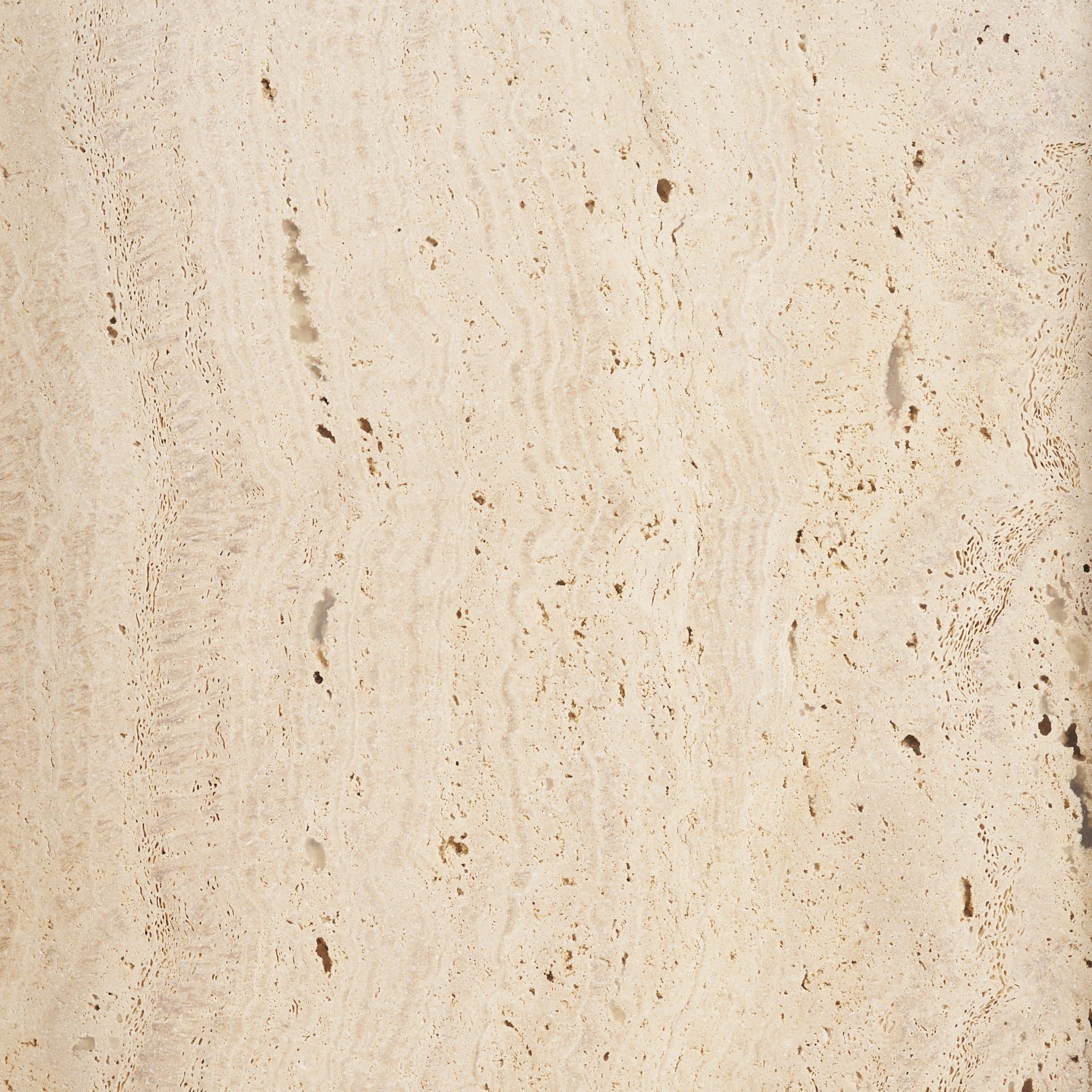 Valterra Light Brown Wood w/ Travertine 4 Door Tall Cabinet — product photograph
