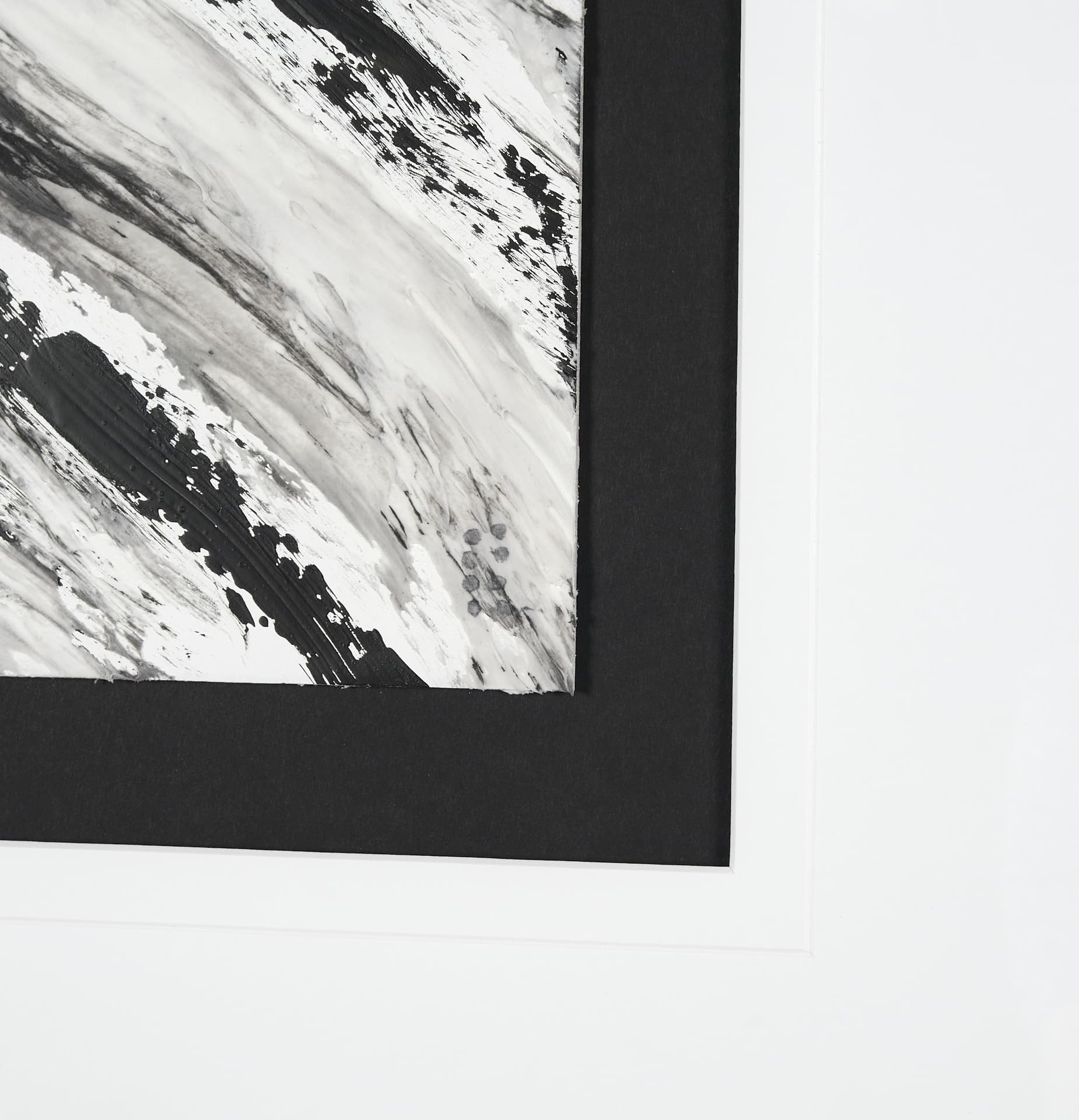 Lava Flow I by Studio M a handmade Original Framed Artwork under Glass — product photograph