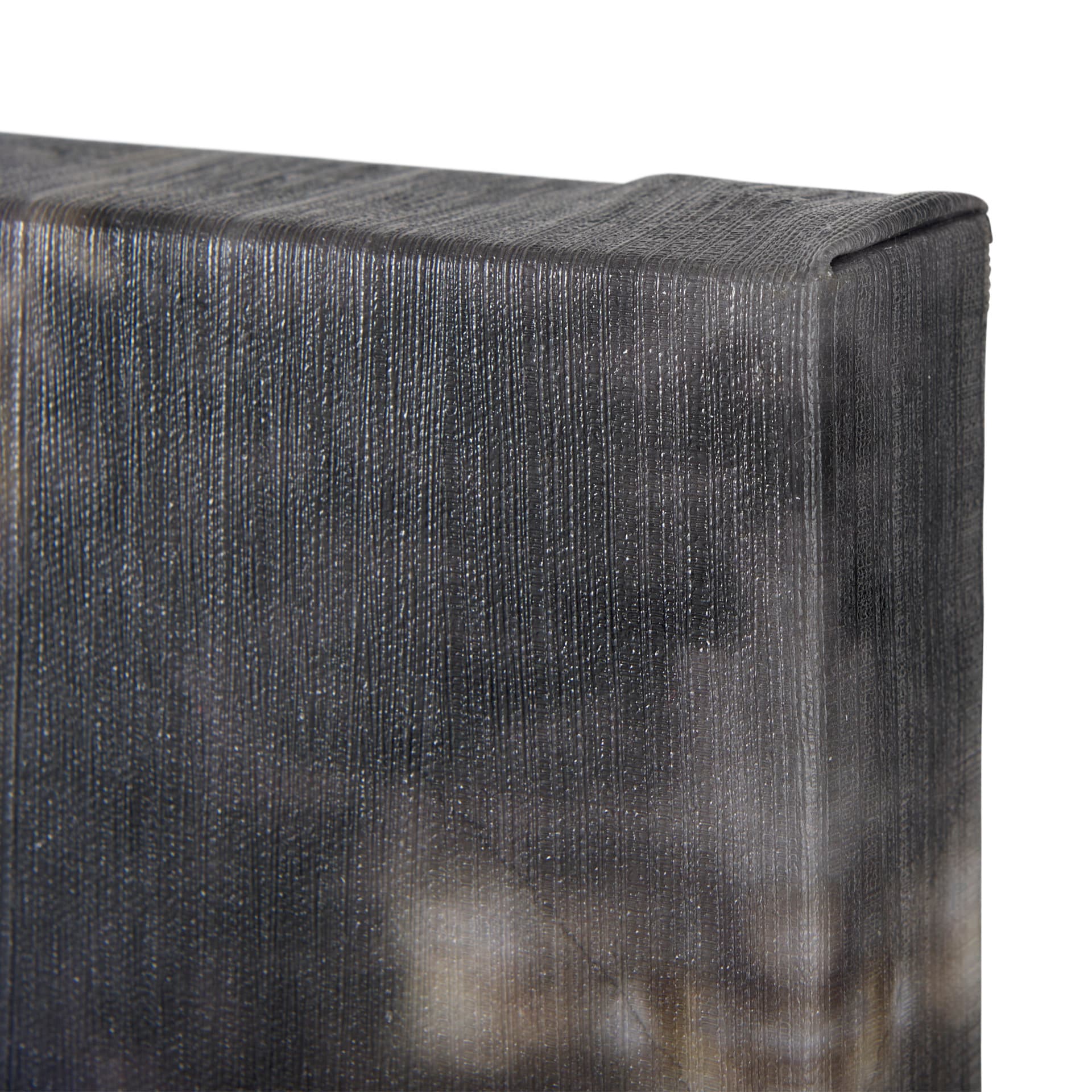 City Fox by Mercana Studio a Hand Embellished Textured Canvas — product photograph