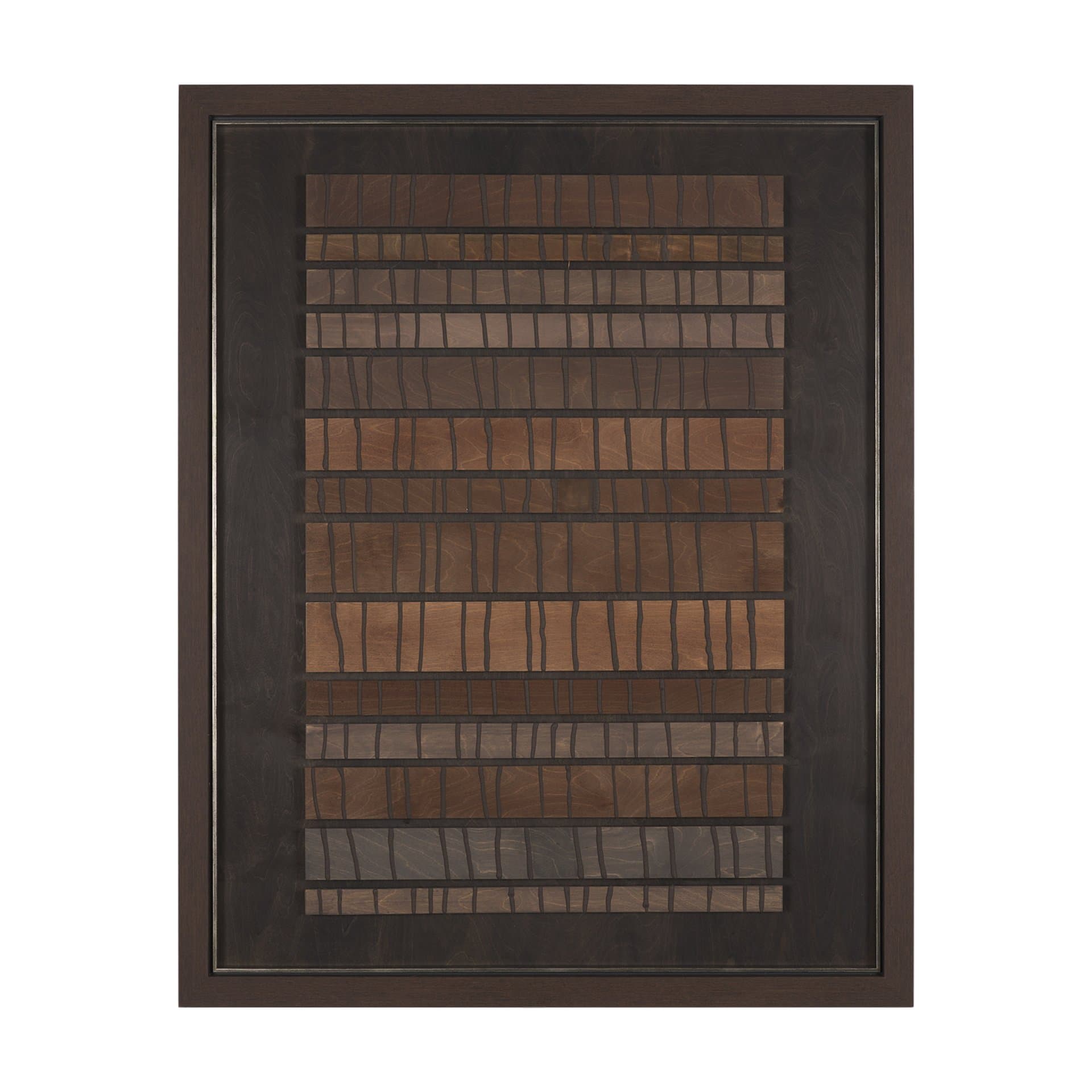 Timber Mosaic by Studio M a Handmade Original Framed Artwork — product photograph