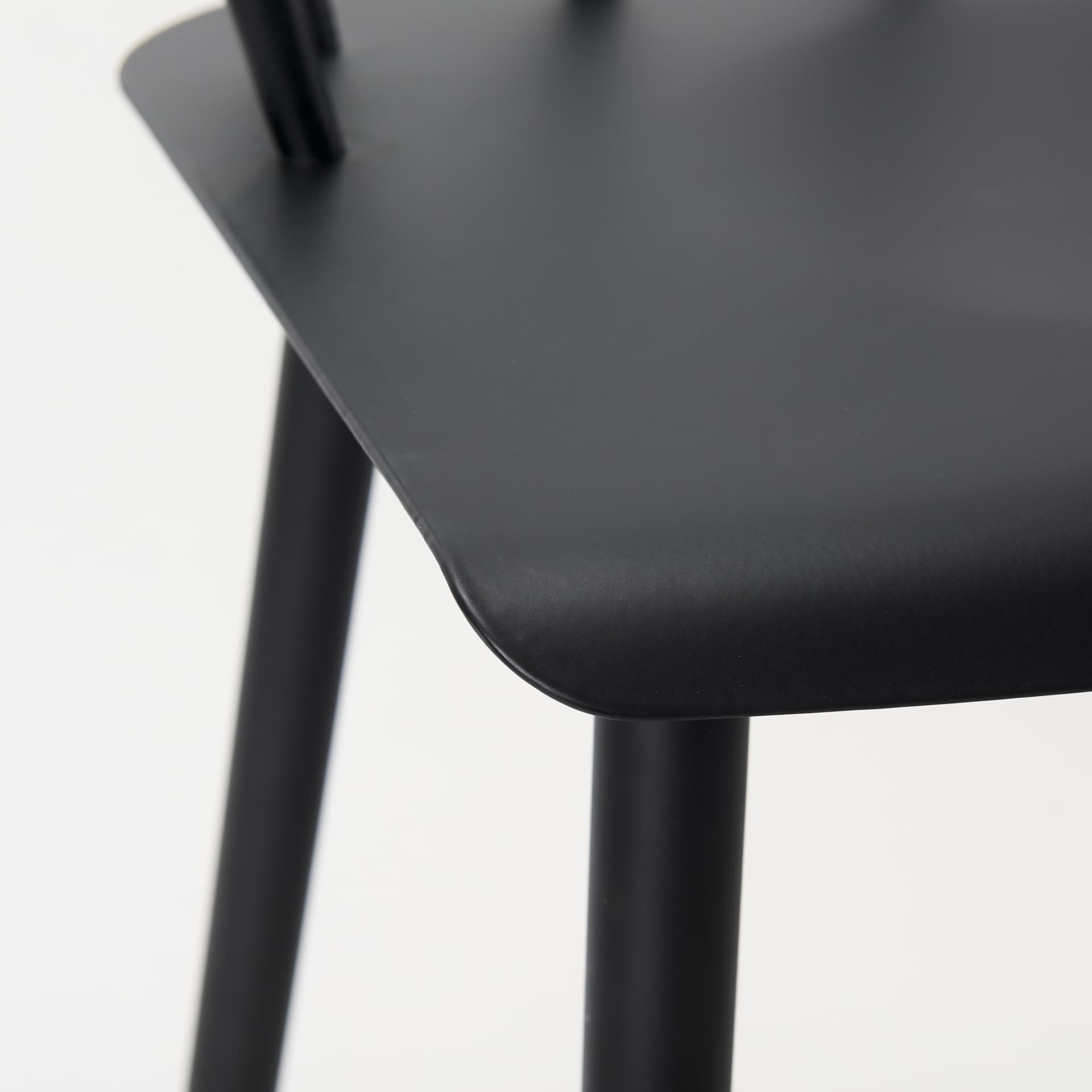 Colin Backless 38.2in Seat Counter Stool | Black Metal — product photograph