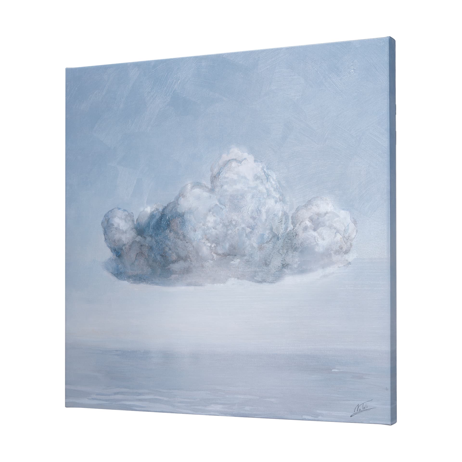 Day Cloud I by Mercana Studio a Hand Embellished Textured Canvas — product photograph