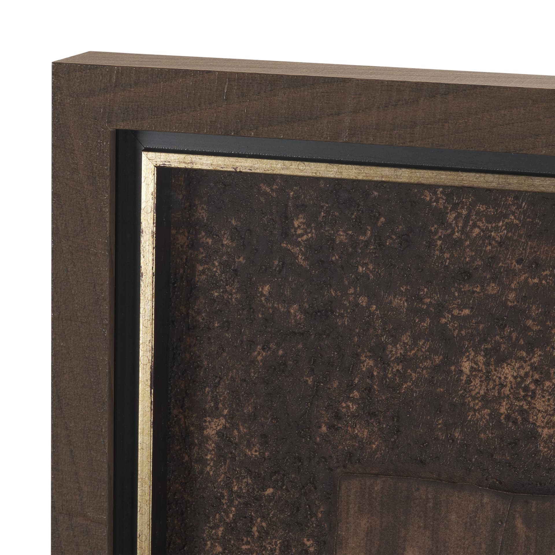 Silt I by Mercana Studio Handmade Original Framed Artwork Matted under Glass — product photograph