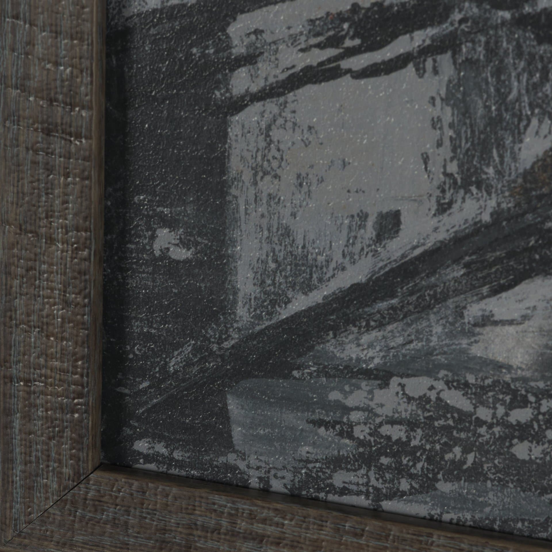Community 4B by Mercana Studio Hand-Embellished Textured Framed Artwork Matted — product photograph