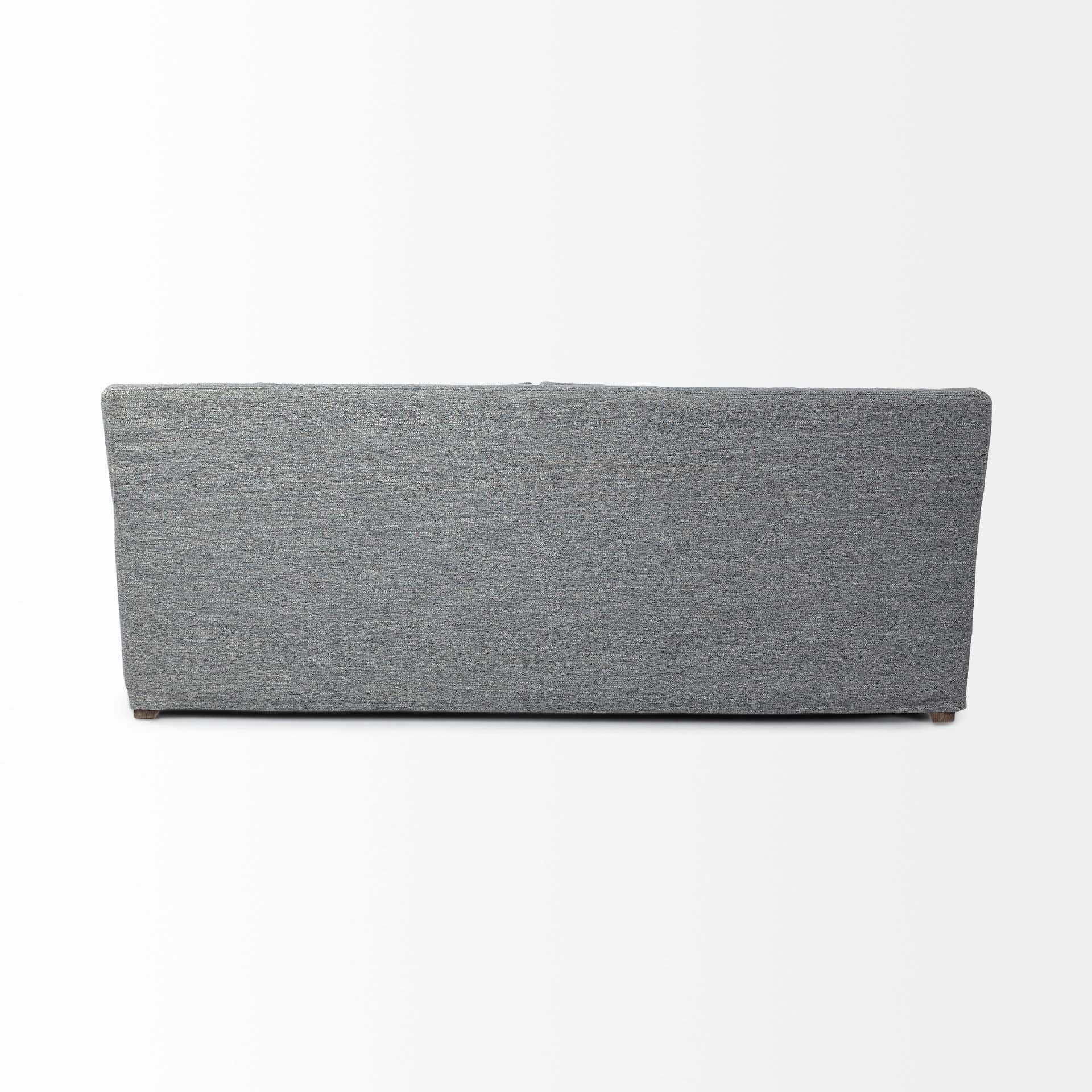 Denly II 92.5W Casterock Gray Slipcover Three Seater Sofa — product photograph
