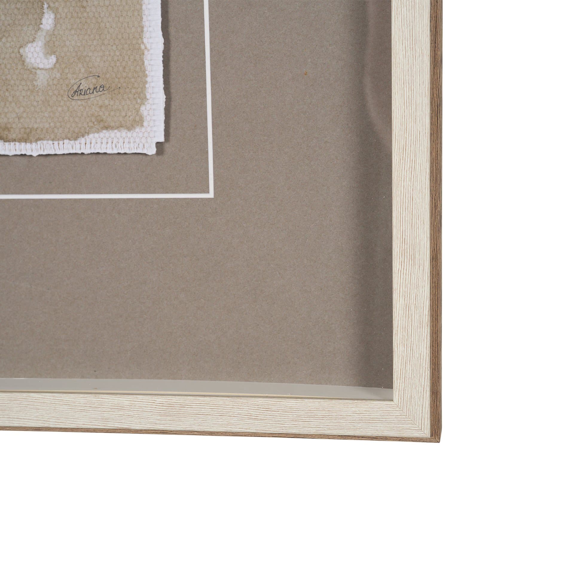 Tulip Bloom II by Mercana Studio Hand-Embellished Framed Artwork Matted under Glass — product photograph