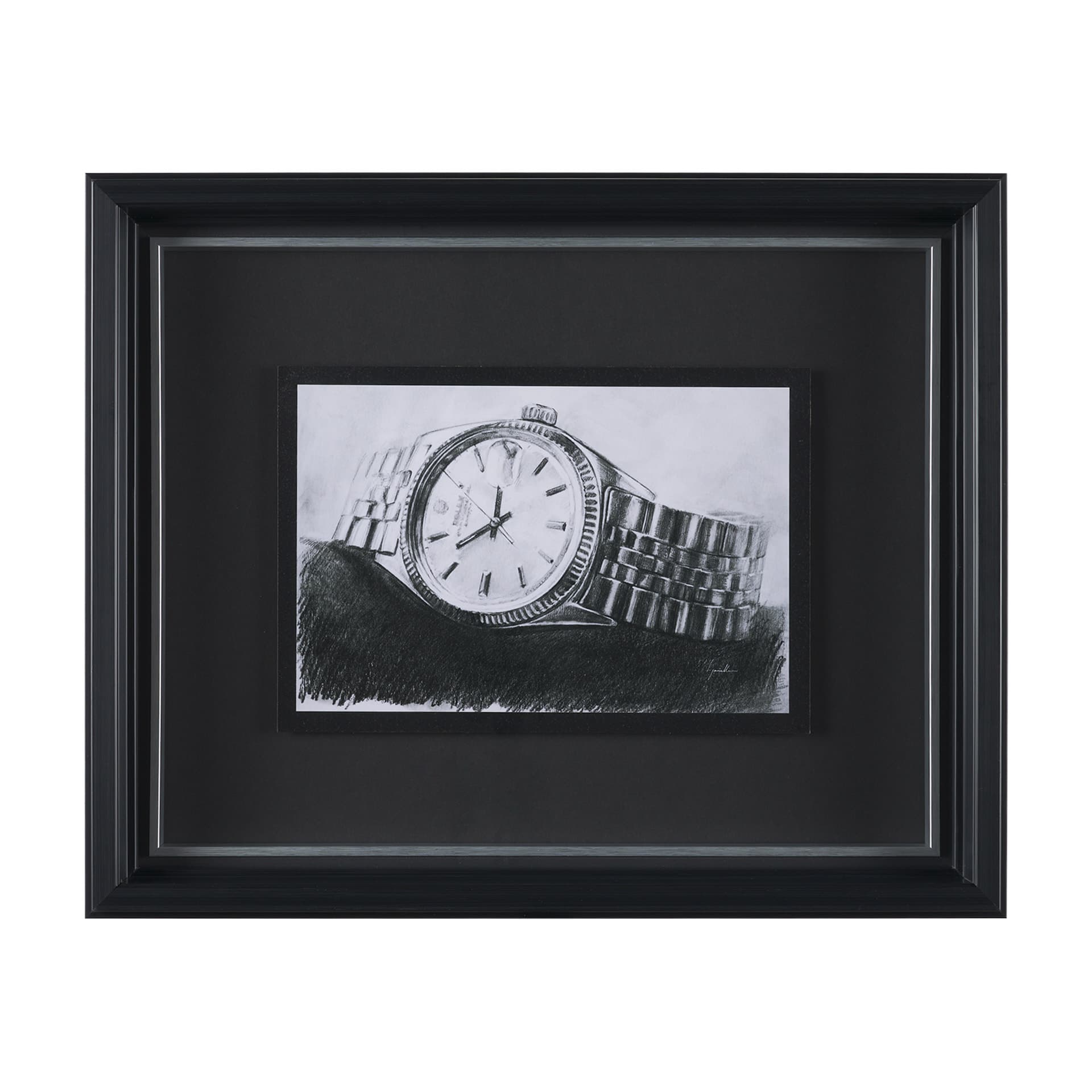 Dress for Success I by Mercana Studio a Hand Embellished Framed Art Print Matted under Glass — product photograph