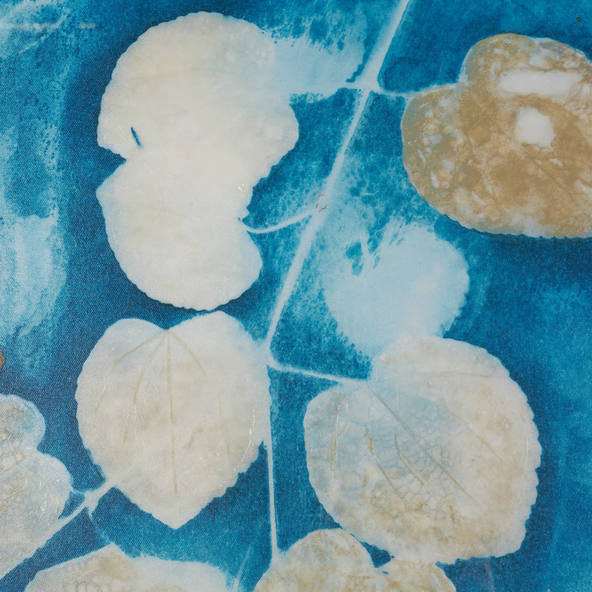 Redbud River by Liz St. Andre Hand-Embellished Textured Framed Artwork Matted under Glass — product photograph