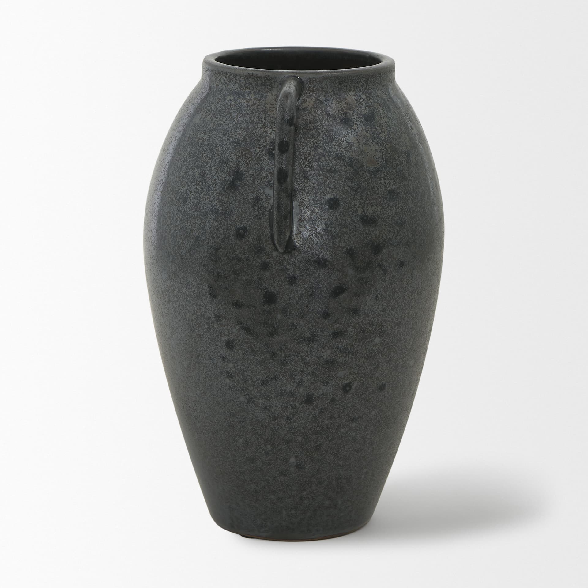 Kora Medium Dark Metallic Double Ear Vase — product photograph